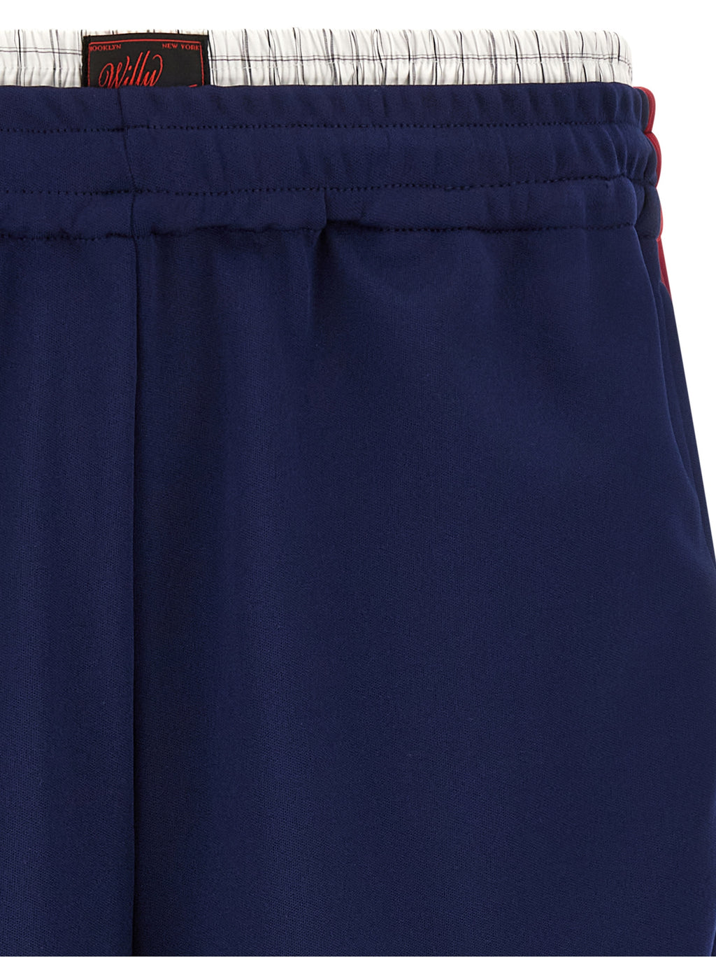 WILLY CHAVARRIA Blue Polyester Bermuda Shorts