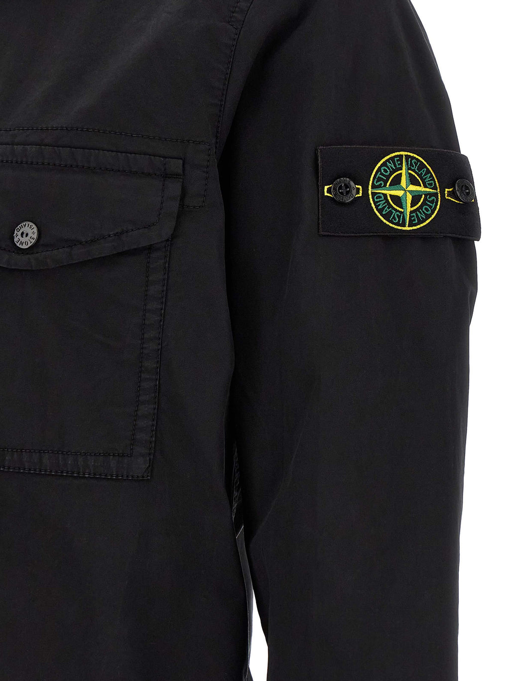 Stone Island Black Cotton Blouse
