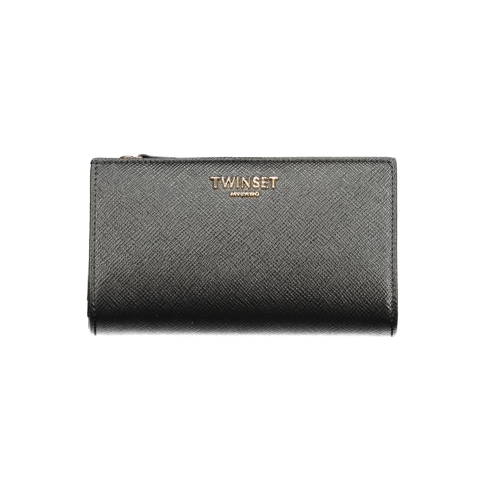 Twinset Black Polyurethane Women's Wallet