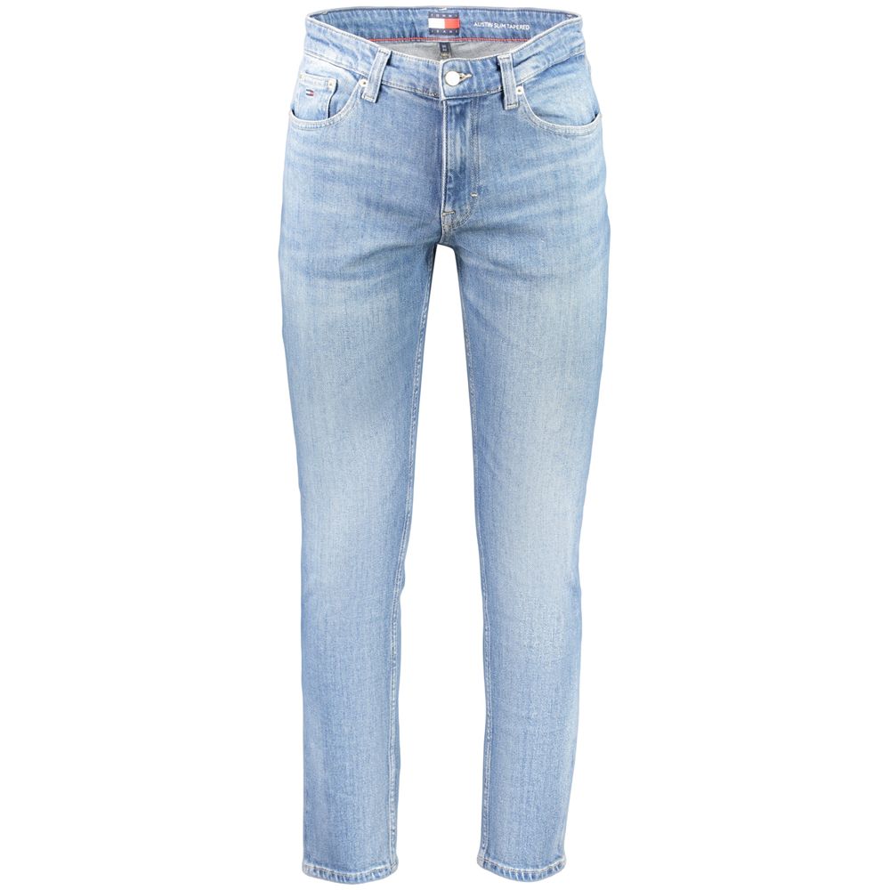 Tommy Hilfiger Blue Cotton Slim Fit Jeans