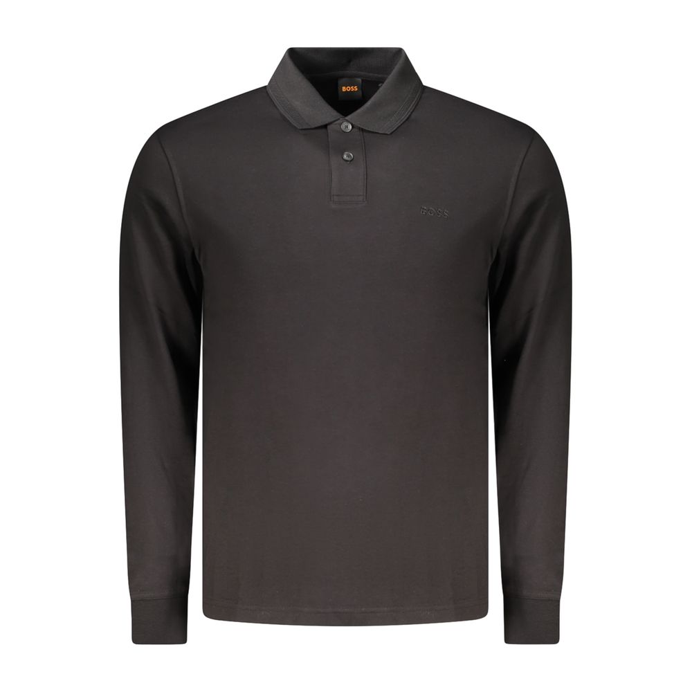 Hugo Boss Black Cotton Polo Shirt