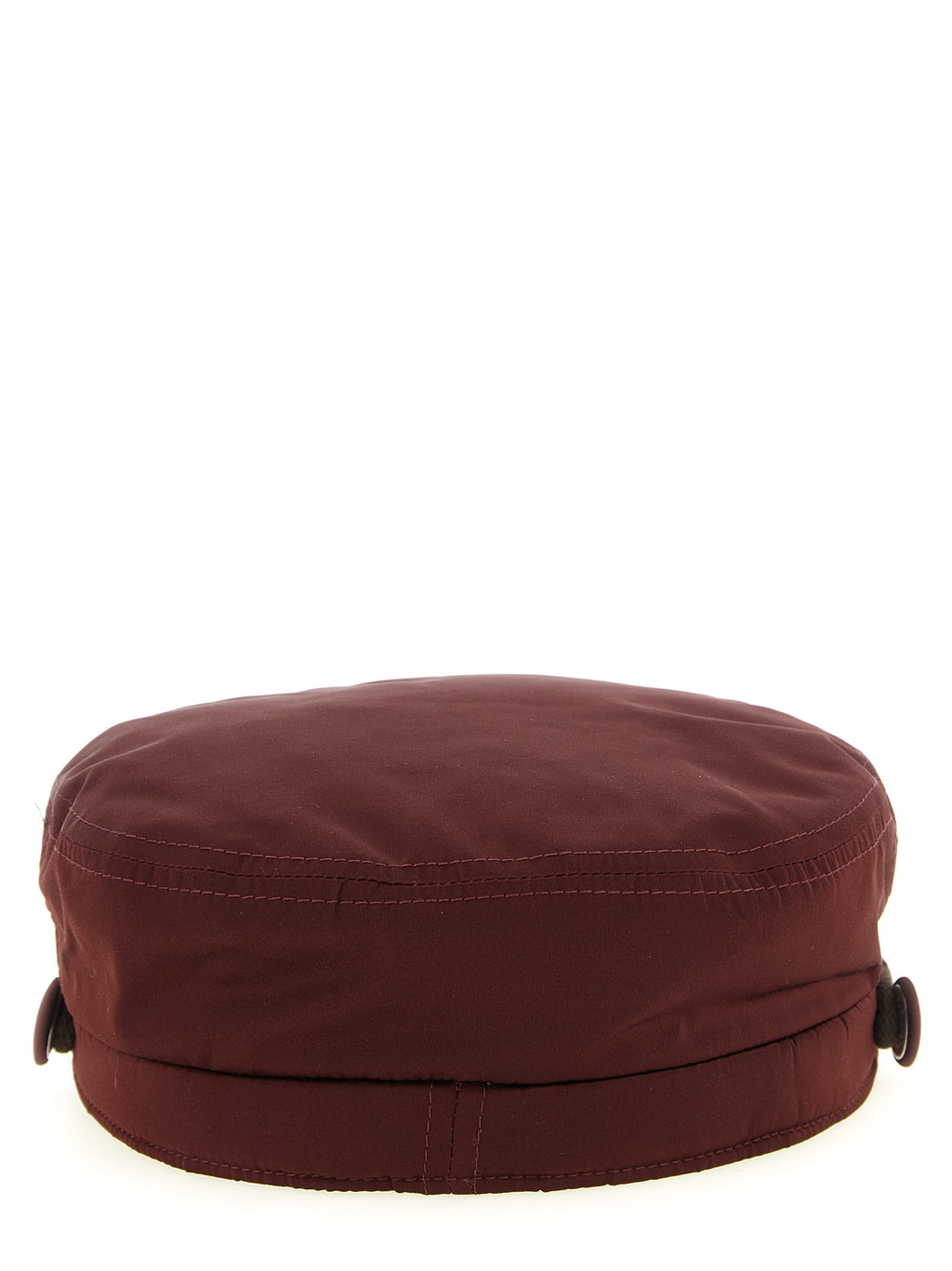 Maison Michel Bordeaux Polyester Fatcap Hat