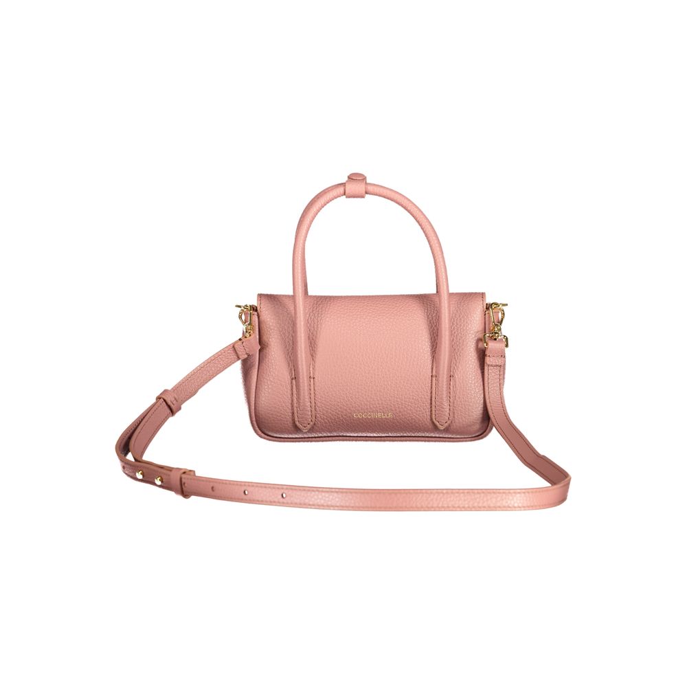 Coccinelle Pink Leather Handbag