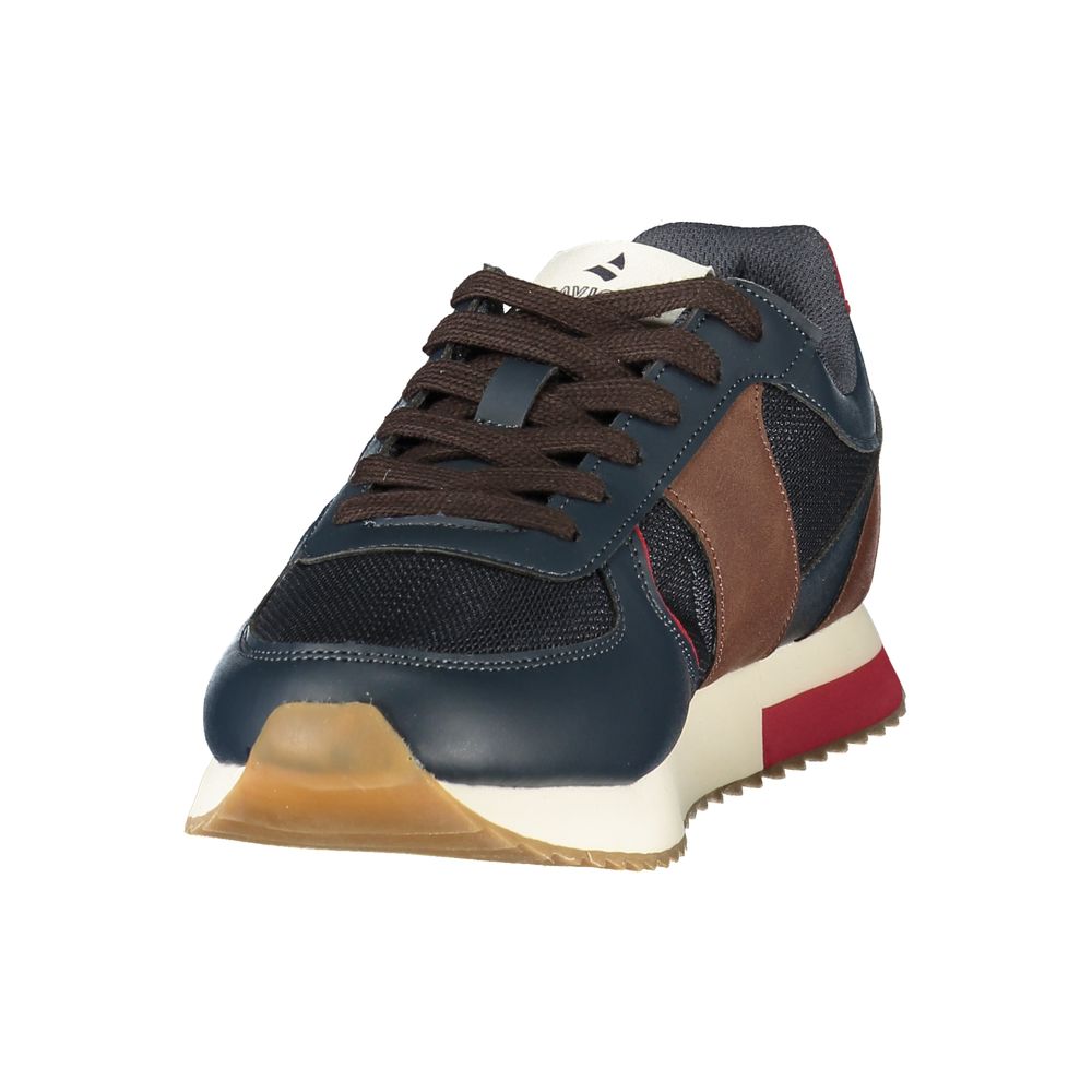 Navigare Blue Polyester Athletic Sneakers