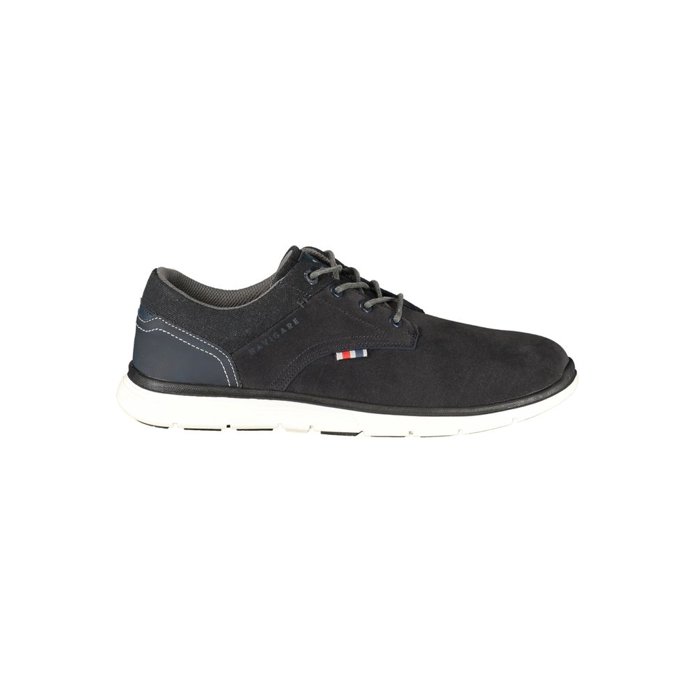 Navigare Blue Polyester Athletic Sneakers