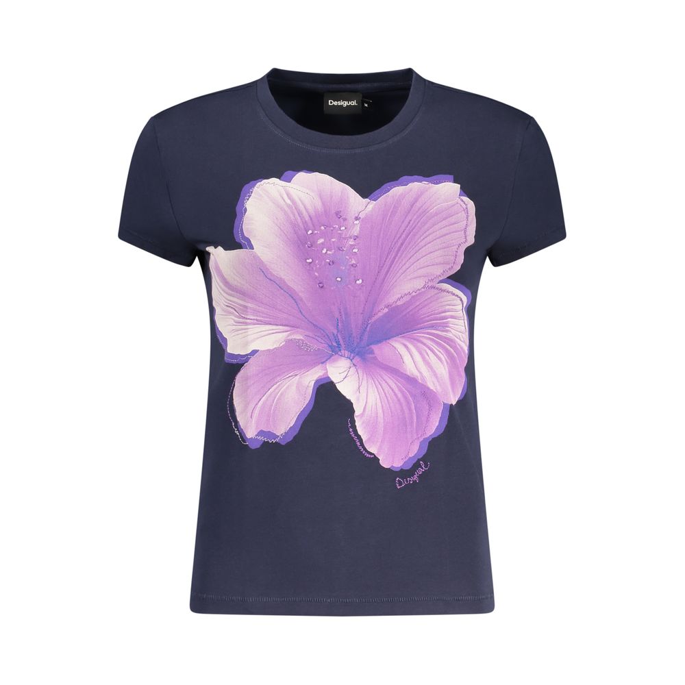Desigual Blue Cotton T-Shirt