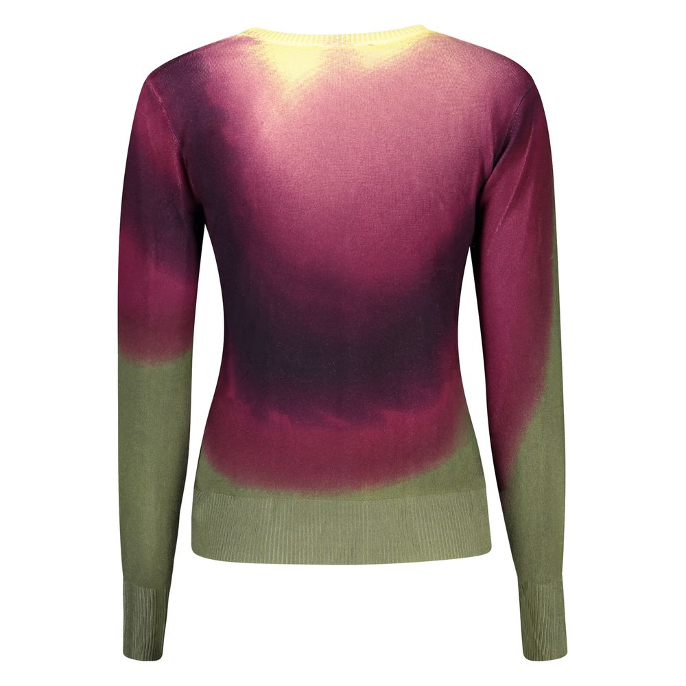 Desigual Purple Viscose Sweatshirt
