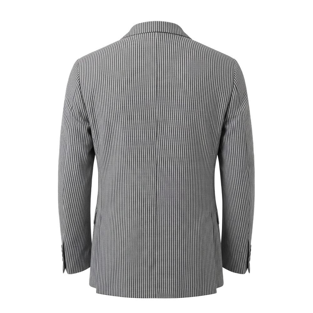 Roberto Pepe Luxury Blue Cotton Men Jacket