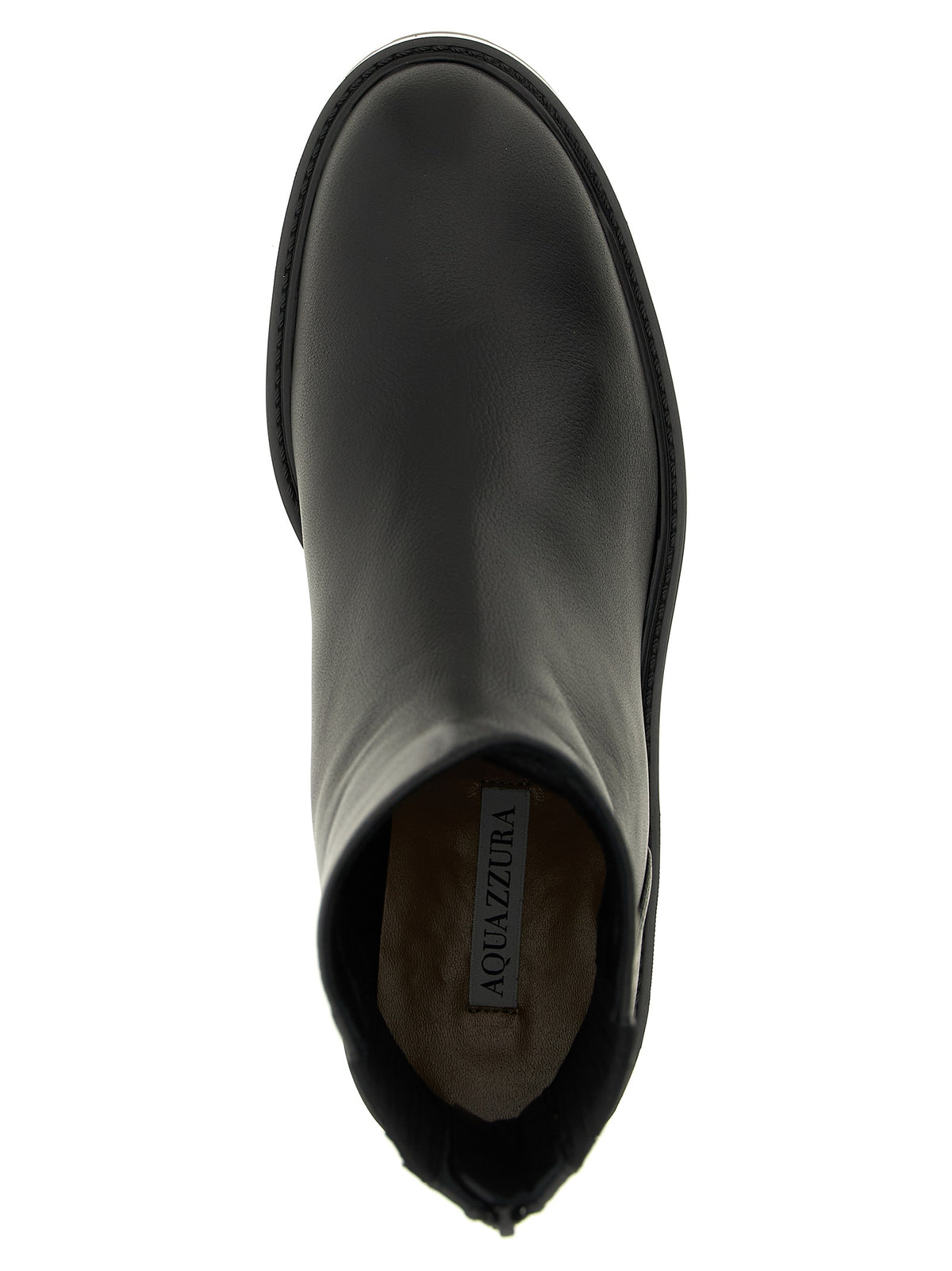 Bottines Aquazzura en cuir de veau noir