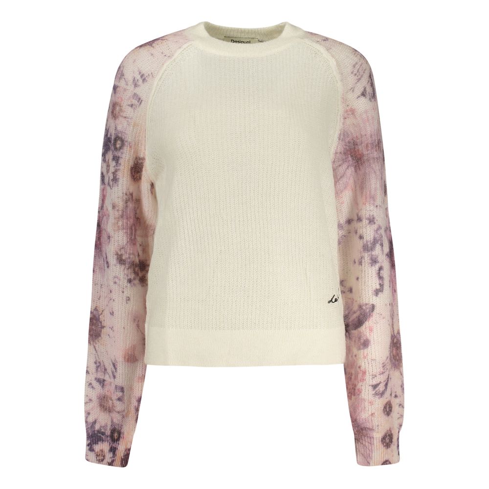 Desigual White Wool Women's Sweater