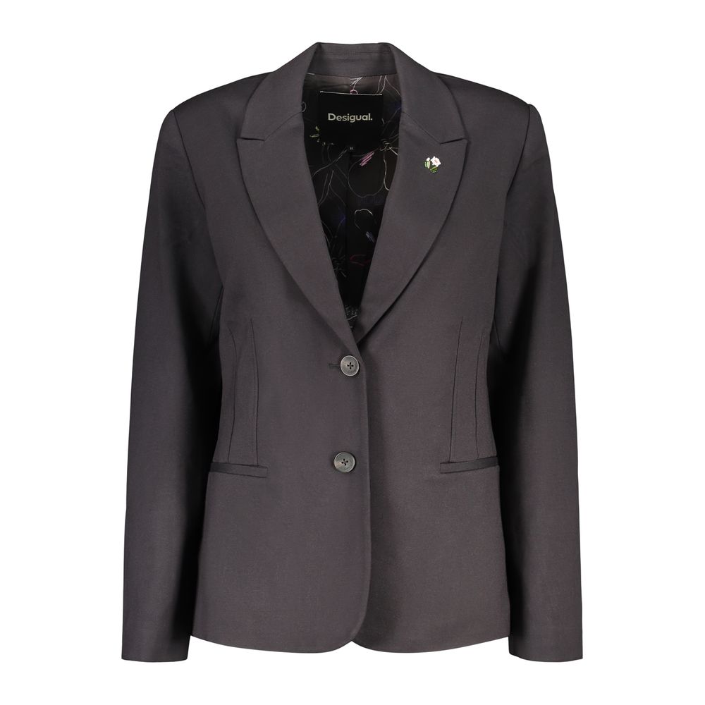 Desigual Black Viscose Womens Jacket