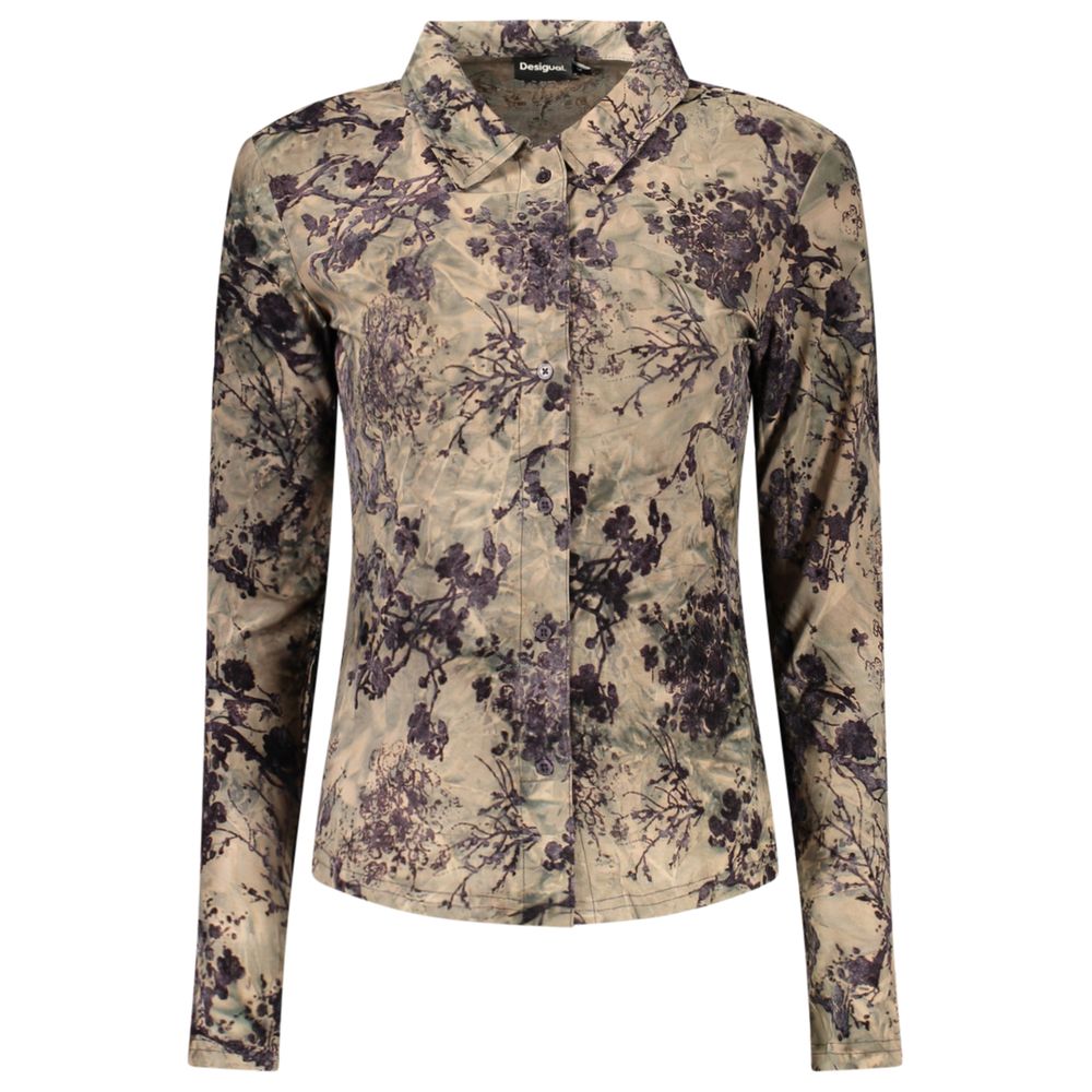 Desigual Brown Polyester Women's Shirt