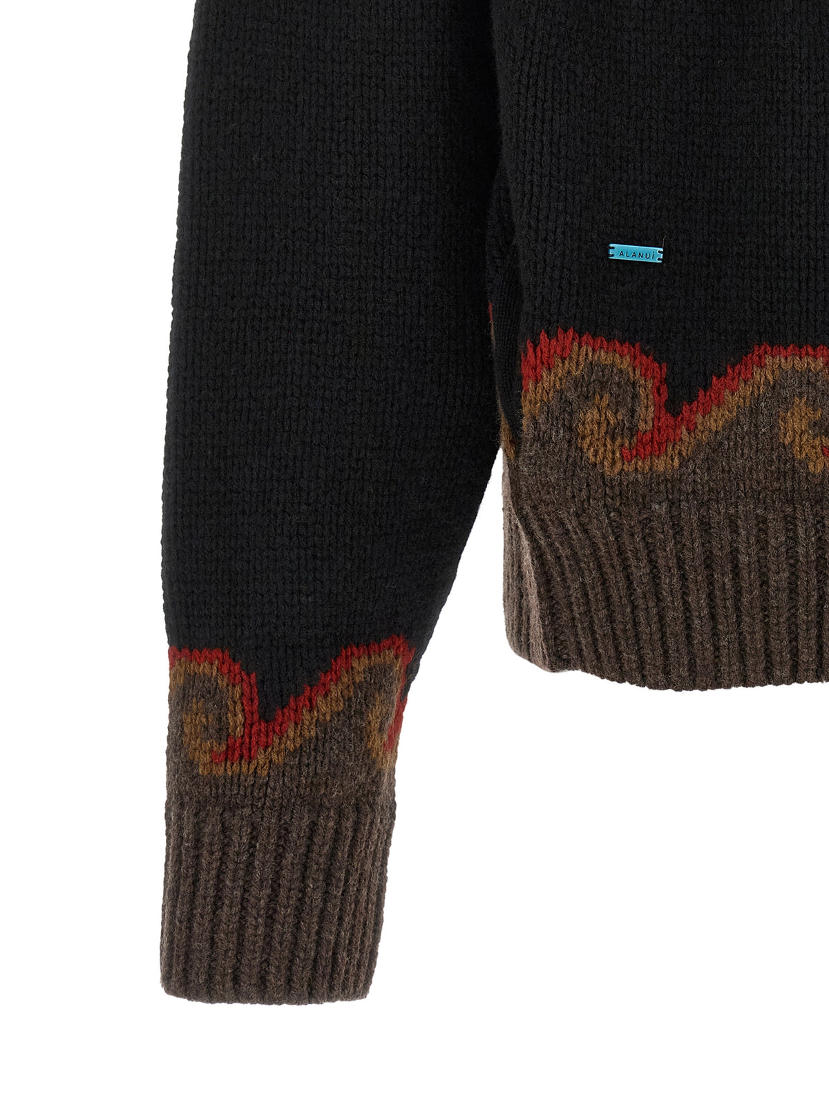 Alanui Multicolor Virgin Wool Cardigan