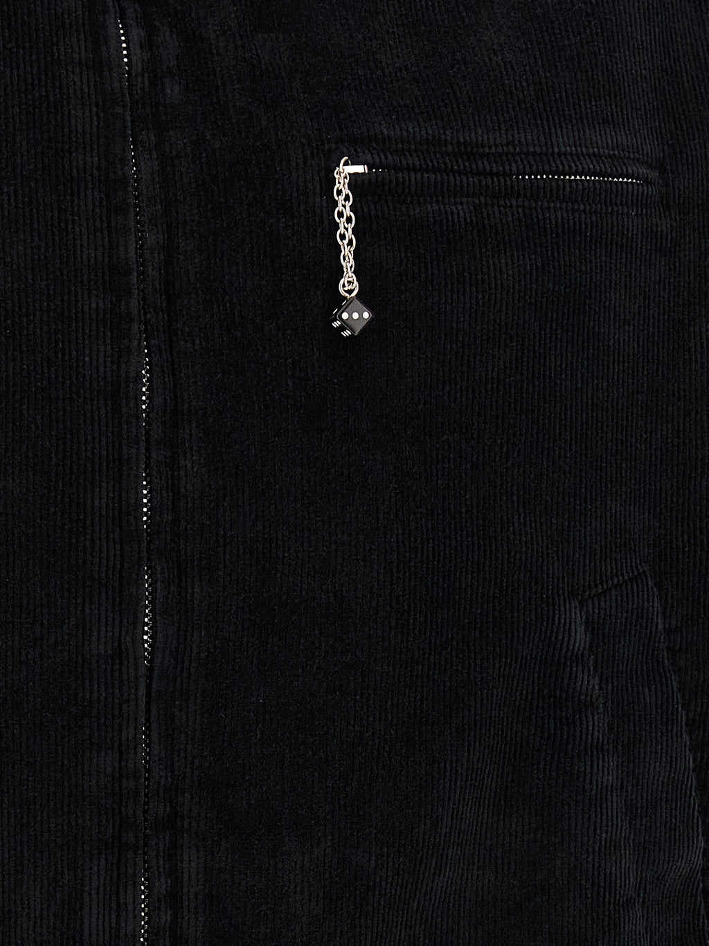 SECOND/LAYER Black Cotton Full-Length Jacket