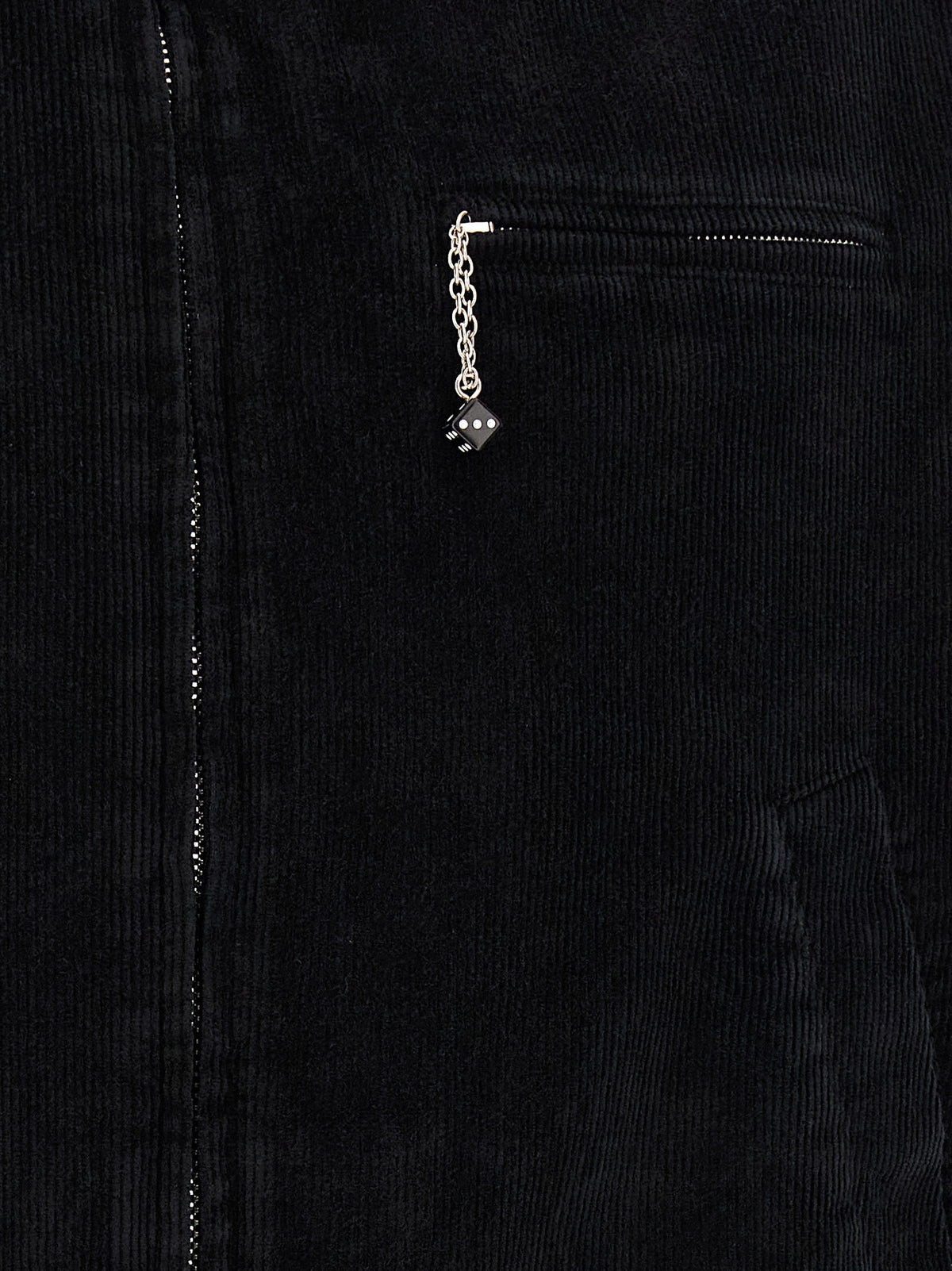 SECOND/LAYER Black Cotton Full-Length Jacket