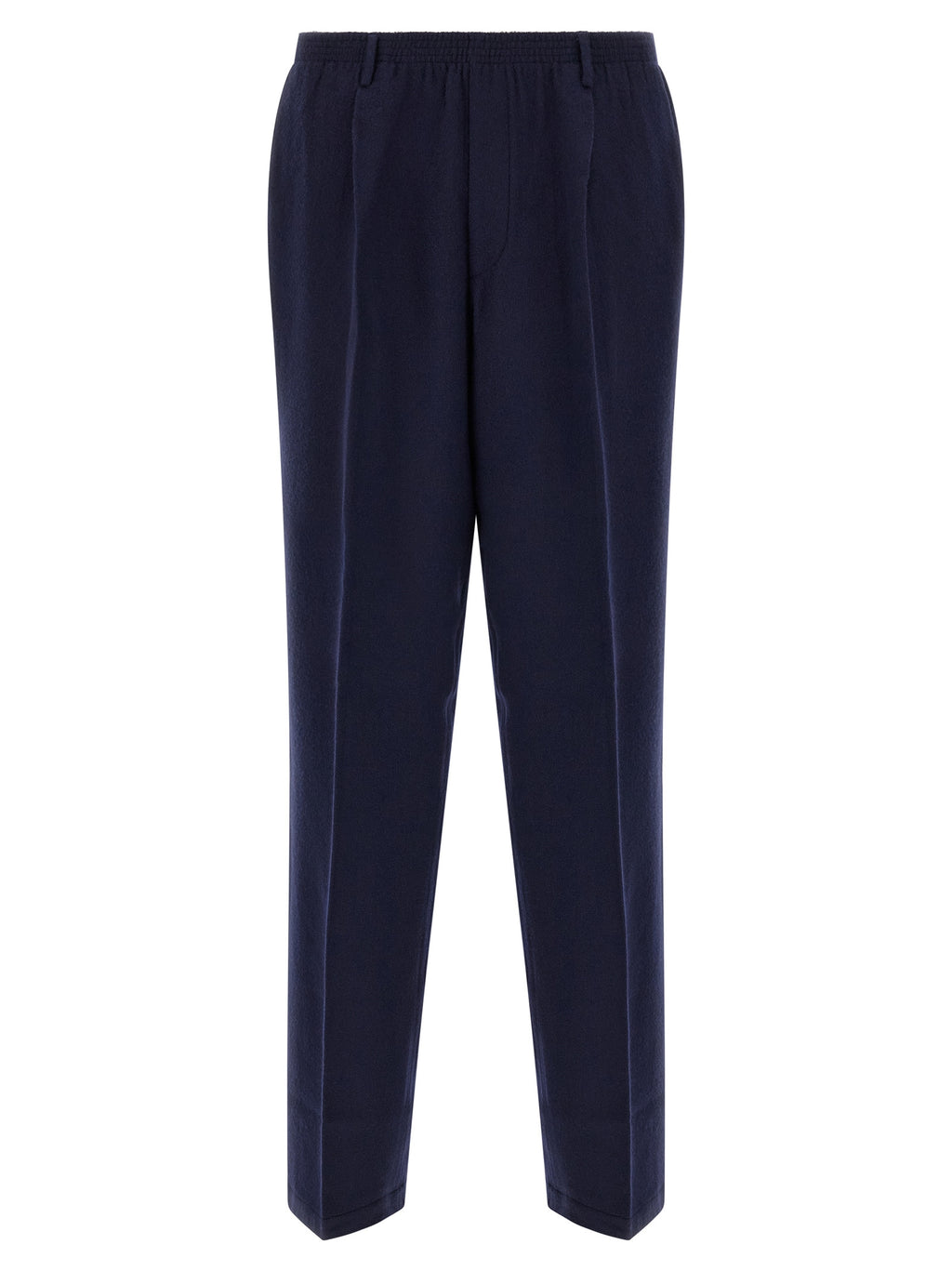 CELLAR DOOR Blue Virgin Wool Casual Pants