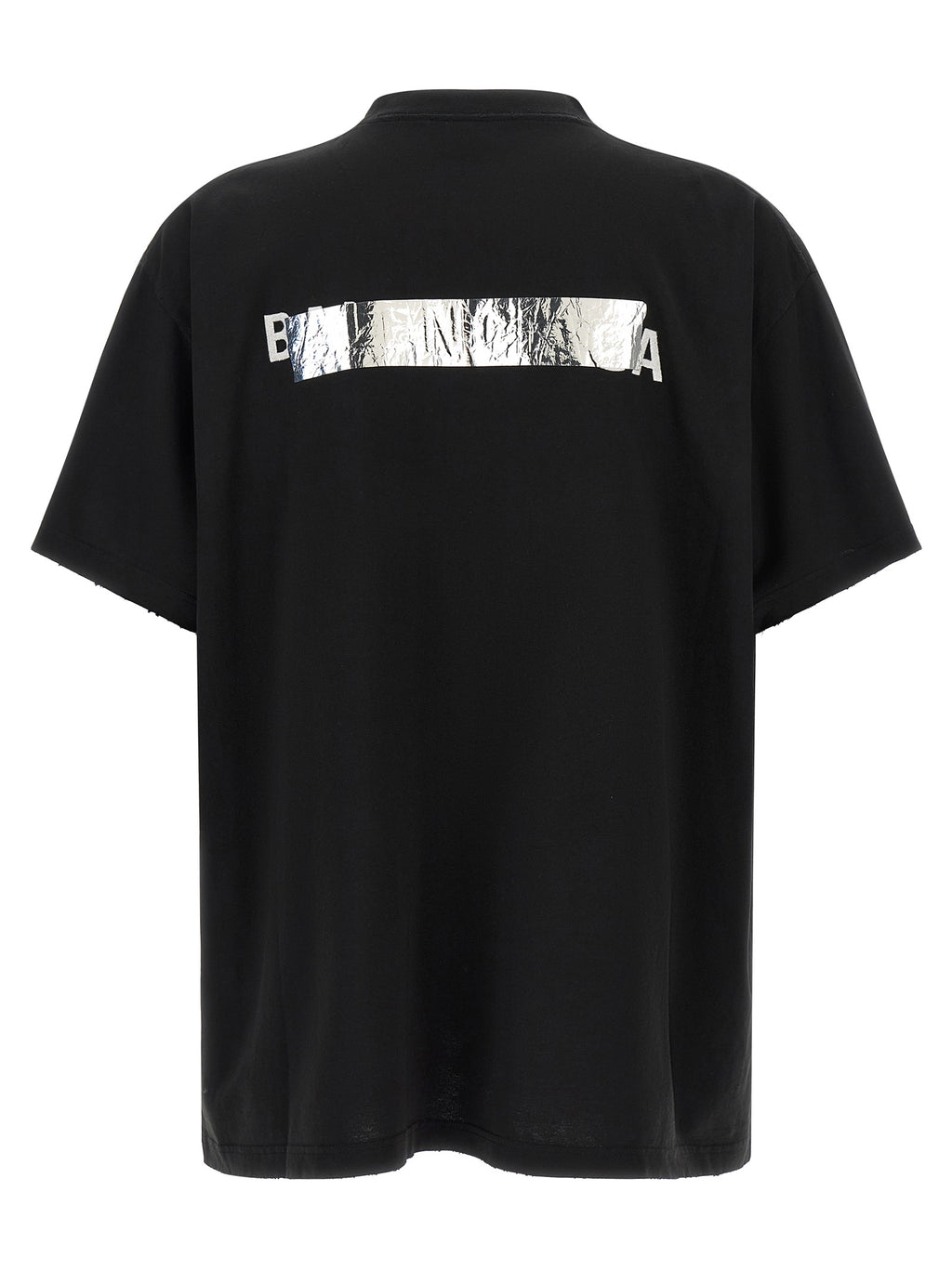 Balenciaga Black Cotton T-Shirt