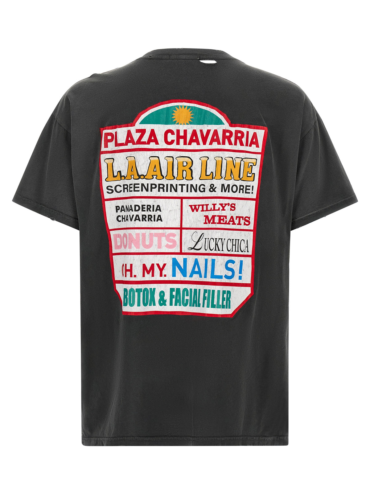 WILLY CHAVARRIA Black Cotton T-Shirt