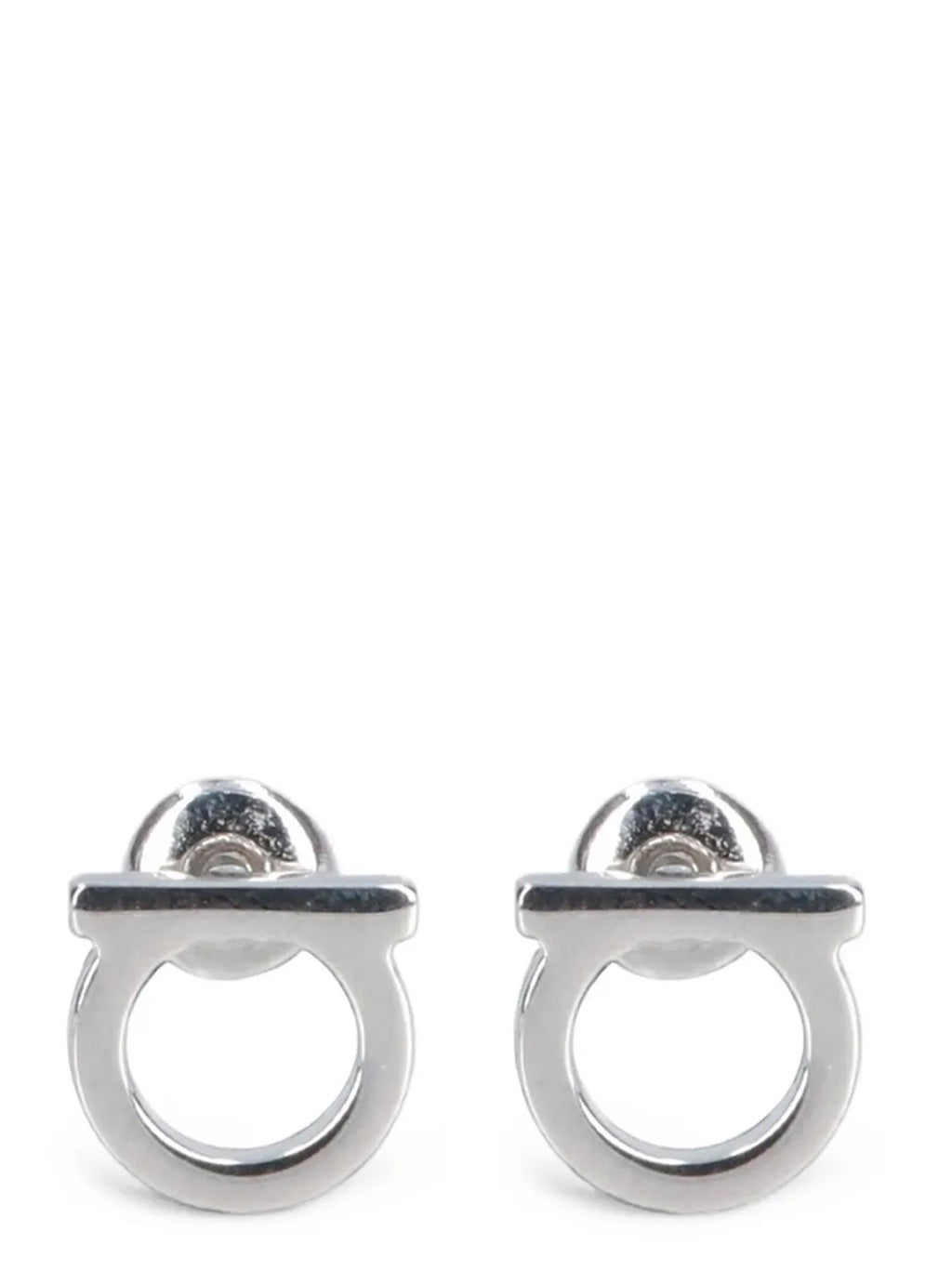 Ferragamo Silver Brass Earrings
