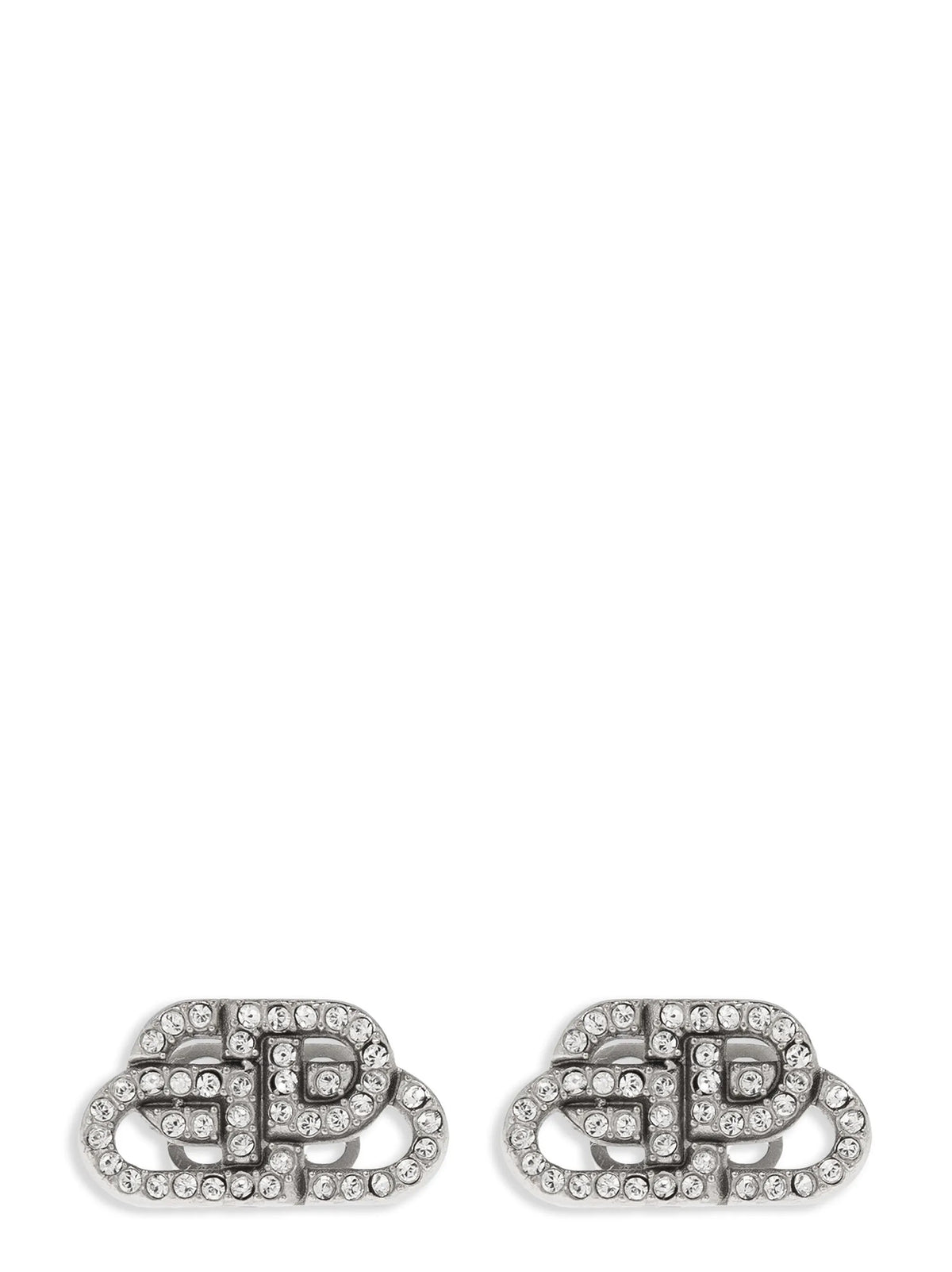 Balenciaga Silver Brass Earrings
