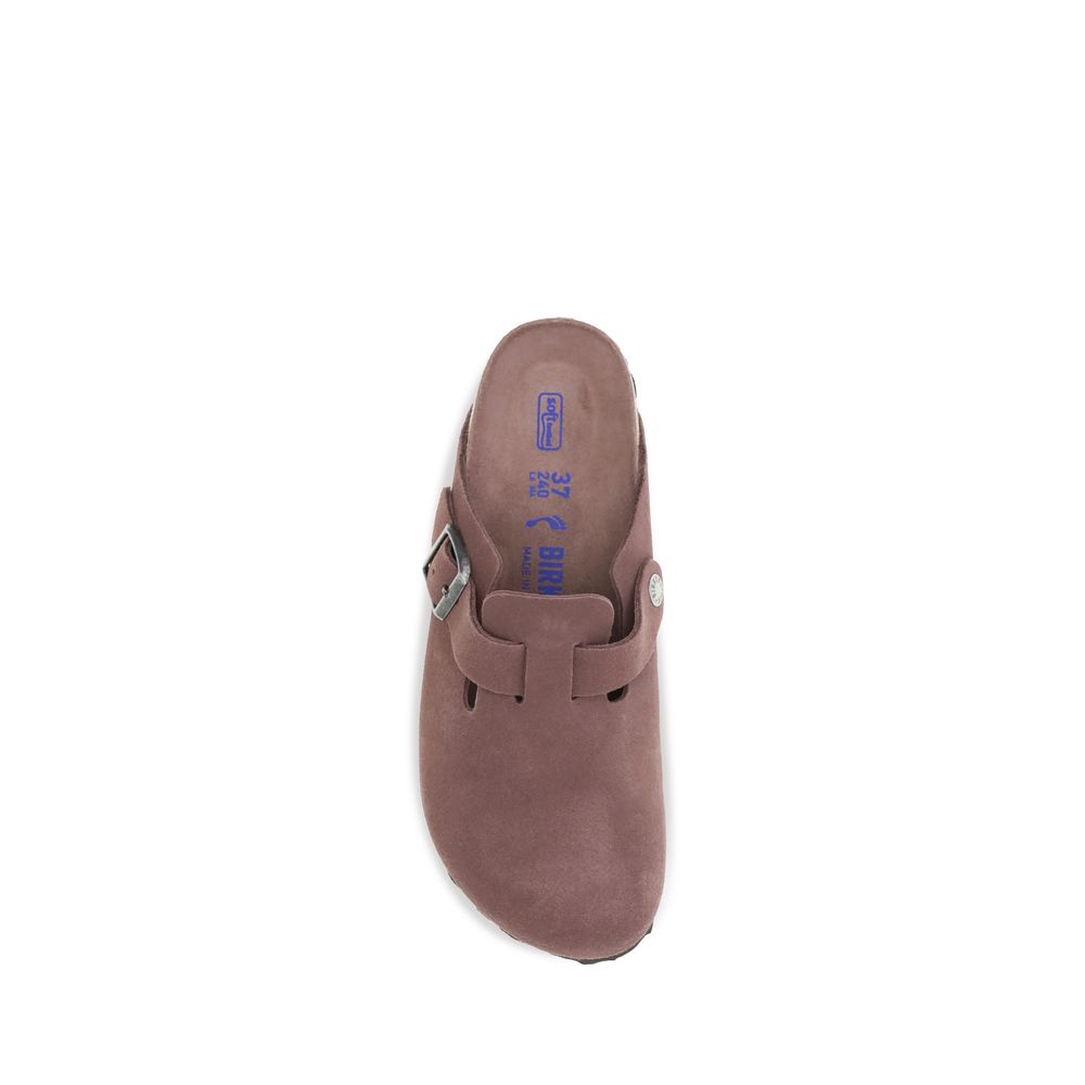 BIRKENSTOCK 1774 Bordeaux Suede Leather Mules