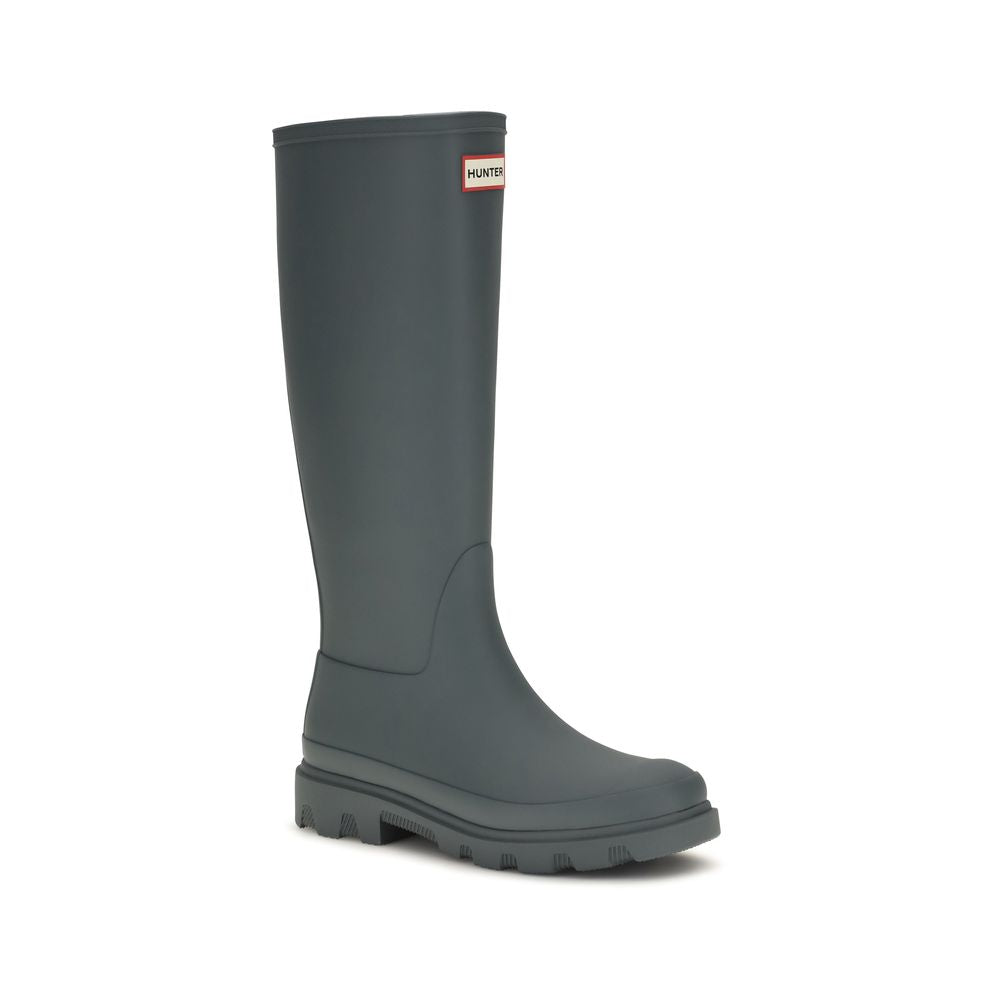 Hunter Gray Rubber Rain Boots