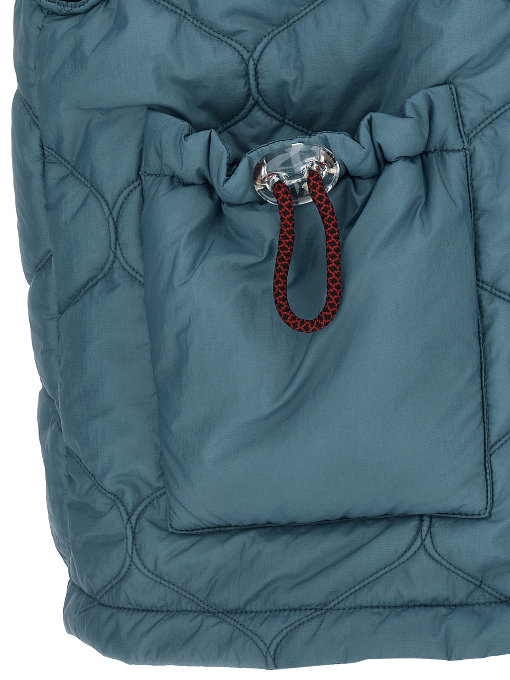 MARBELL Blue Polyamide Sleeveless Jacket