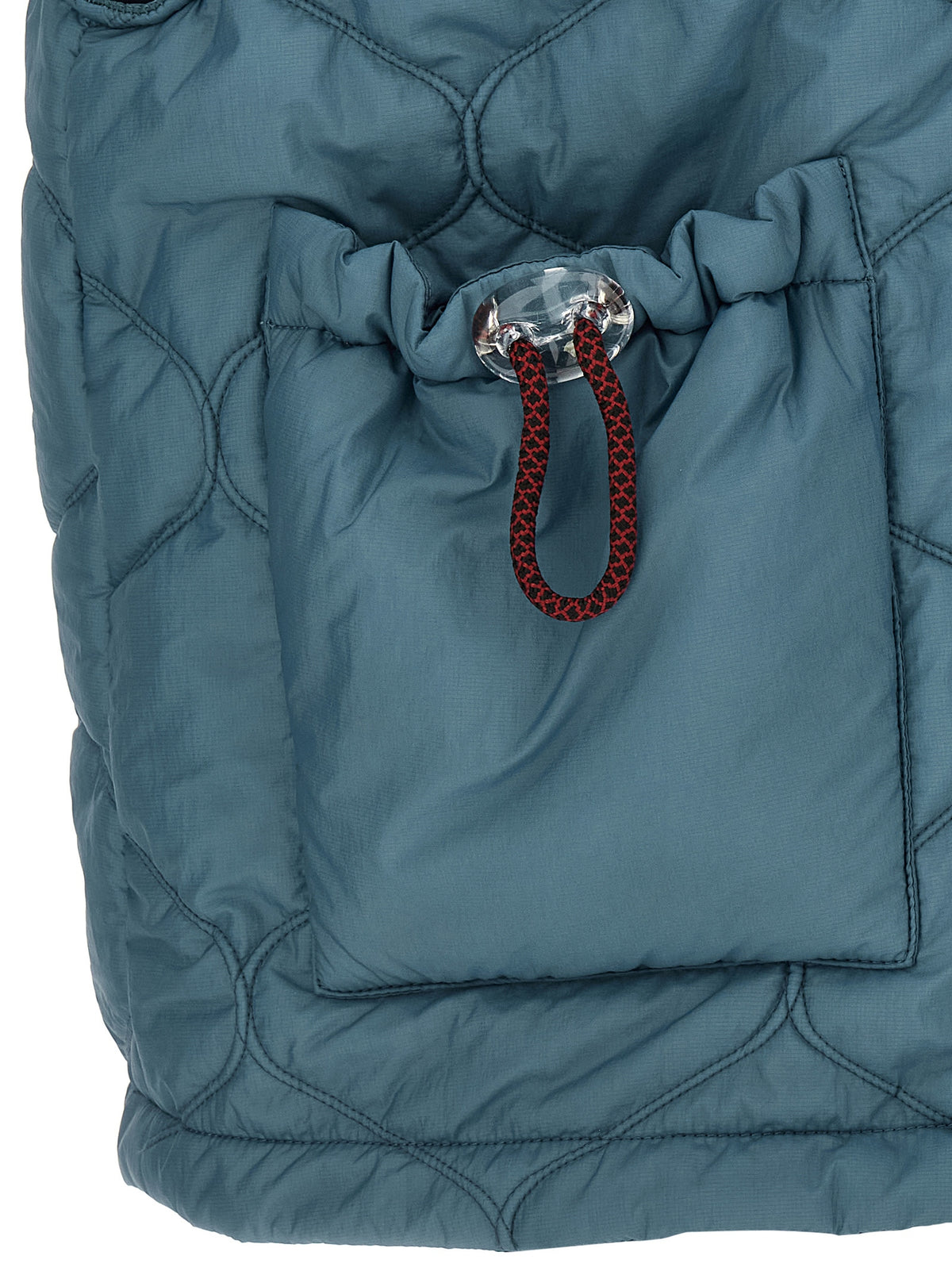 MARBELL Blue Polyamide Sleeveless Jacket