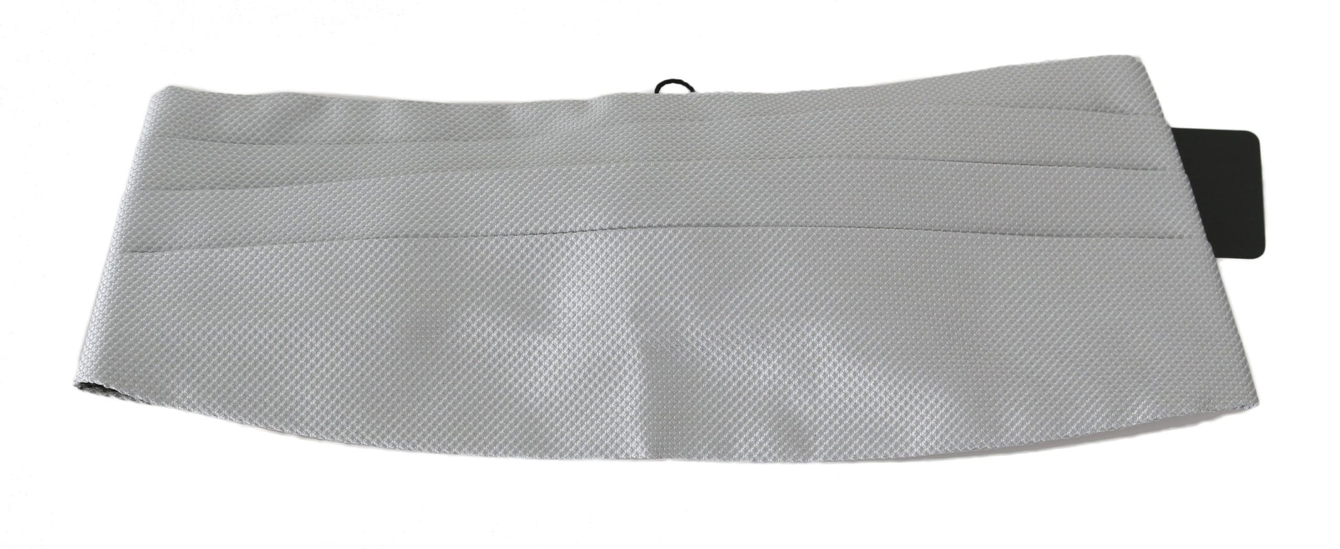 Dolce &amp; Gabbana Grauer Herren-Taillengürtel, 100 % Seide, Kummerbund