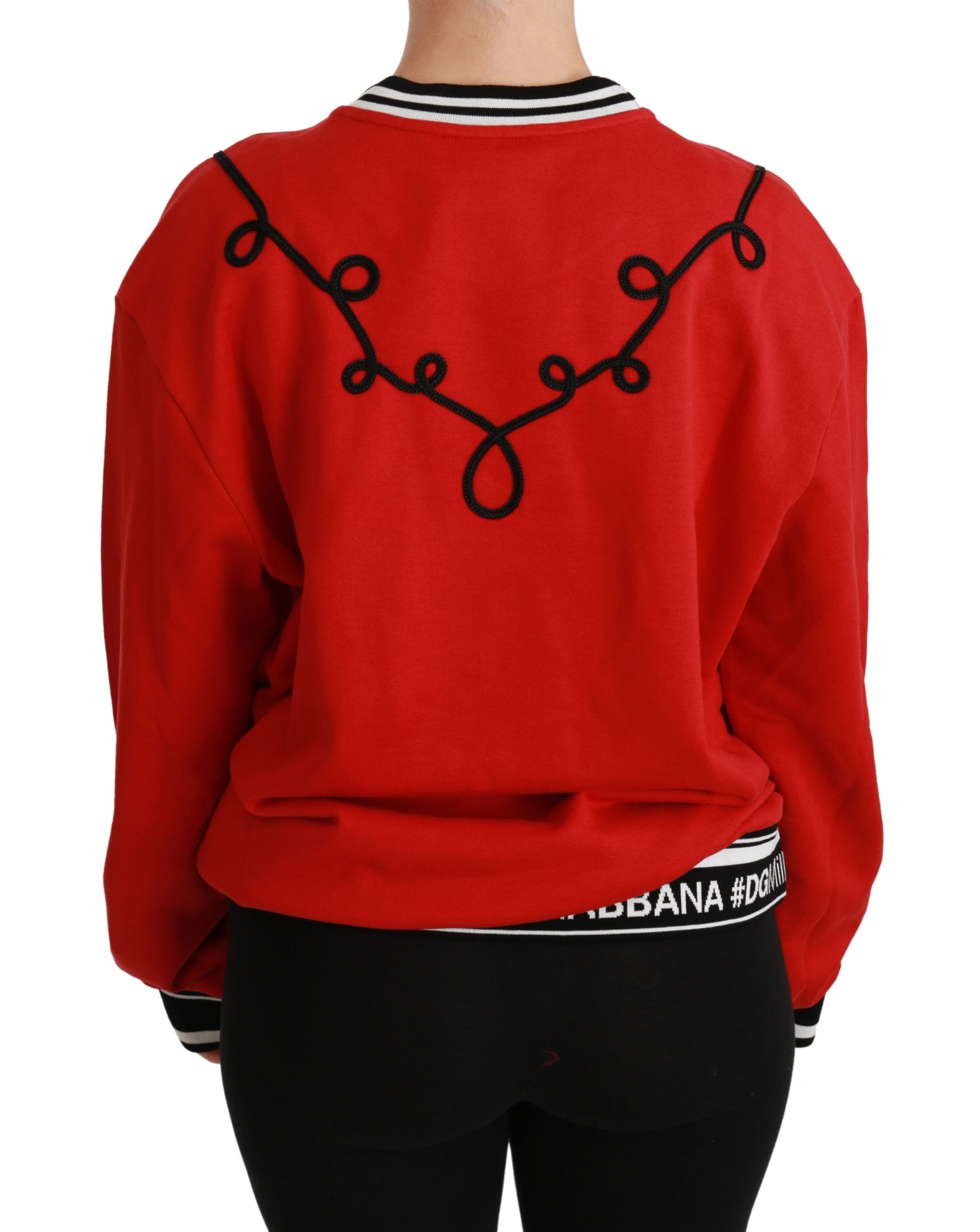 Pull Dolce & Gabbana "Red Queen Love" à sequins