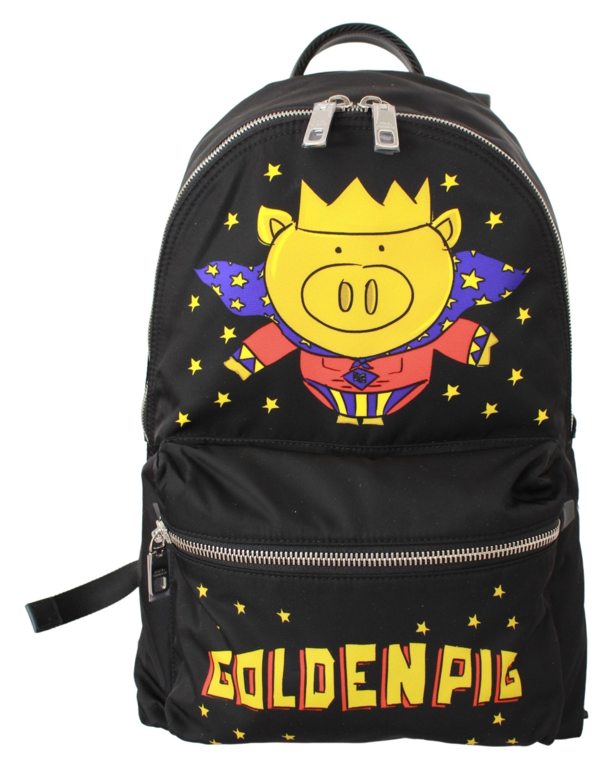 Sac à dos scolaire Dolce & Gabbana Noir Cochon d'Or de l'Année