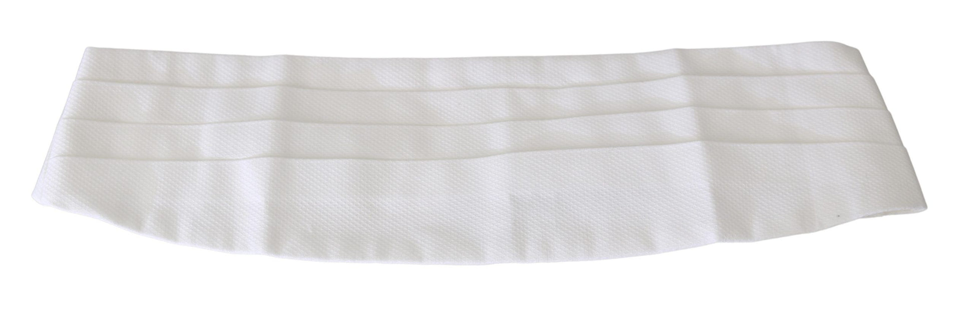 Dolce &amp; Gabbana Weißer Herren-Taillengürtel aus Baumwolle, Kummerbund