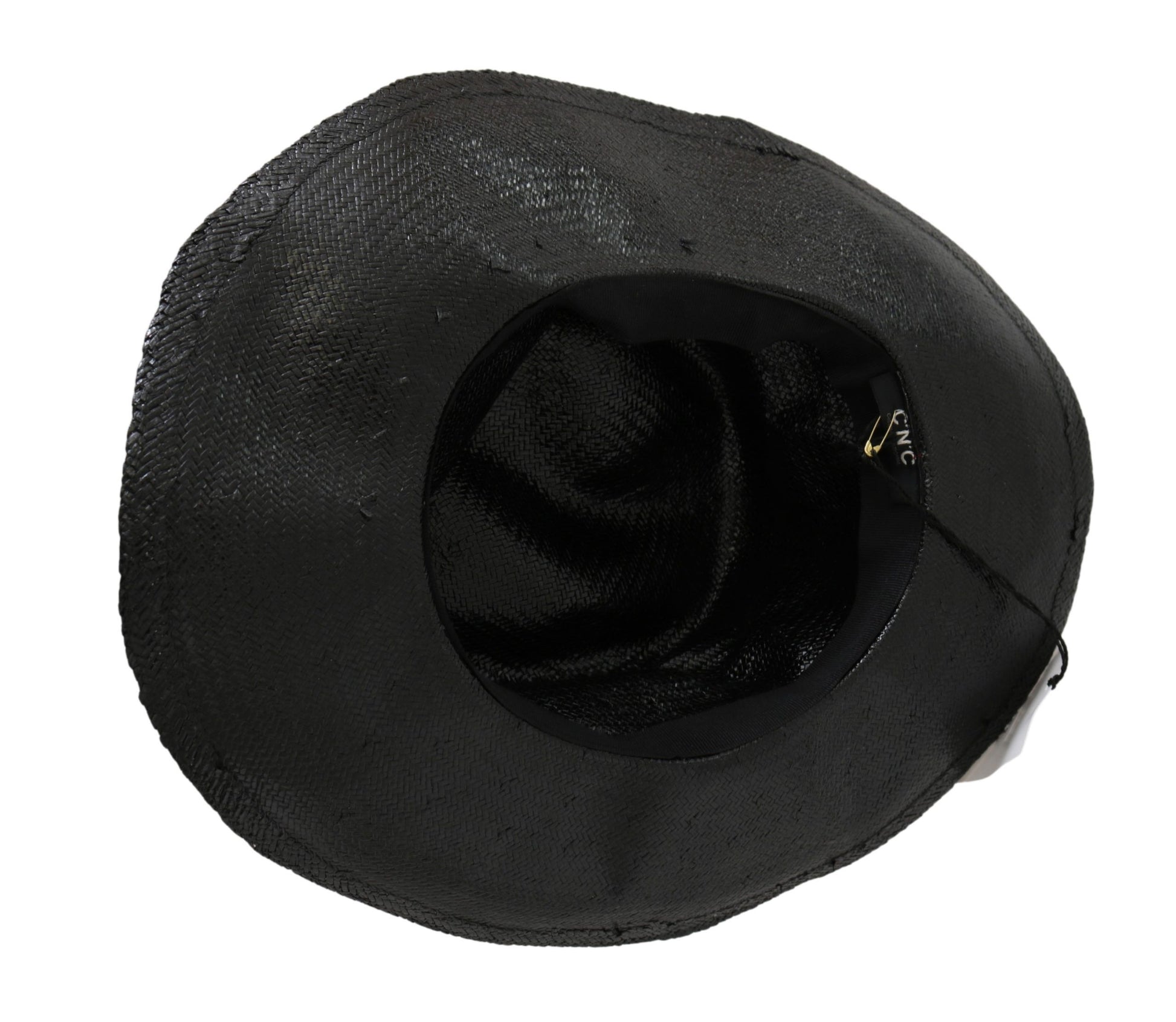 Chapeau de cow-boy noir à large bord Costume National