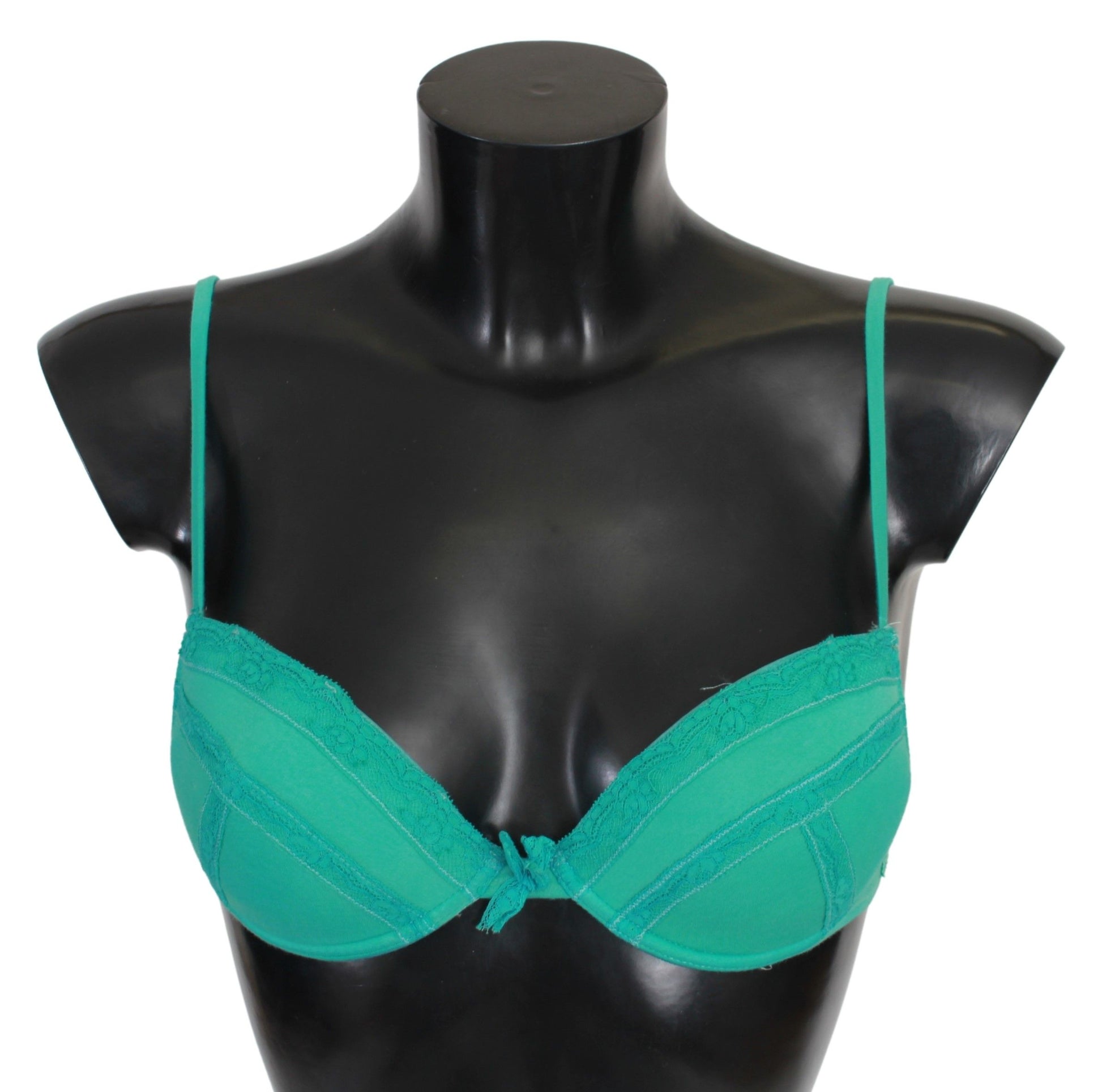 Soutien-gorge push-up vert Ermanno Scervino 100% coton