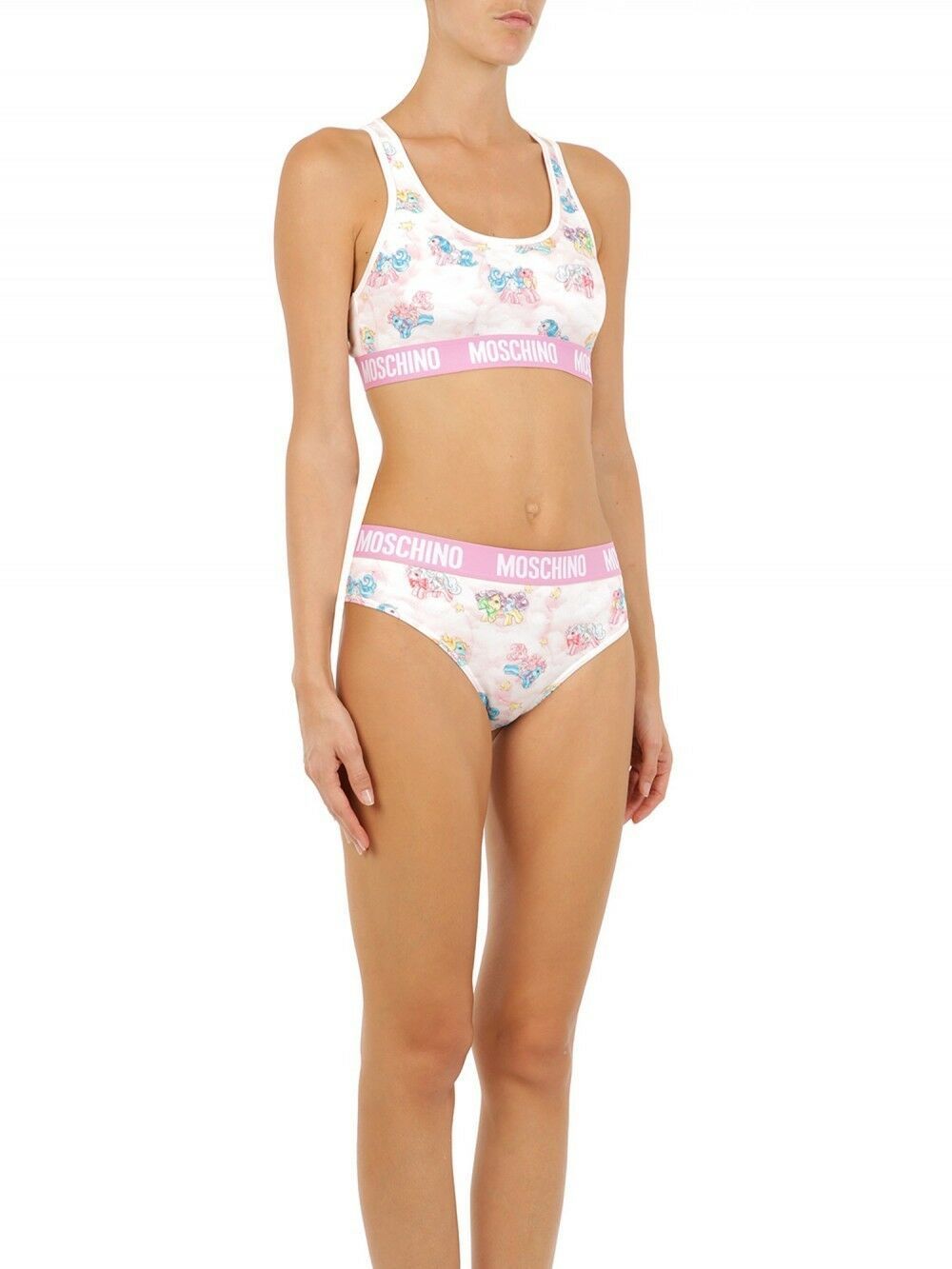 Ensemble de pyjama Moschino blanc deux pièces My Little Pony