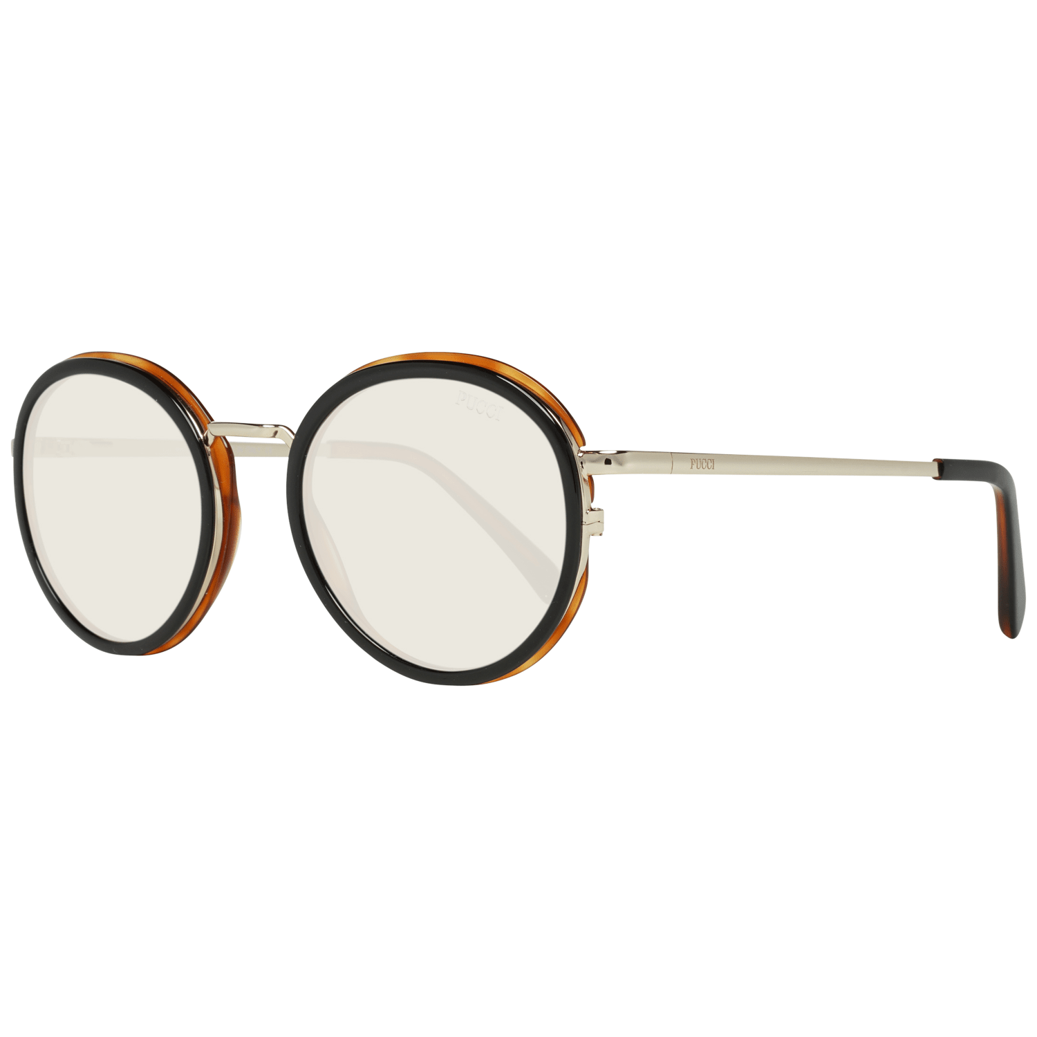Emilio Pucci Schwarze Damen-Sonnenbrille