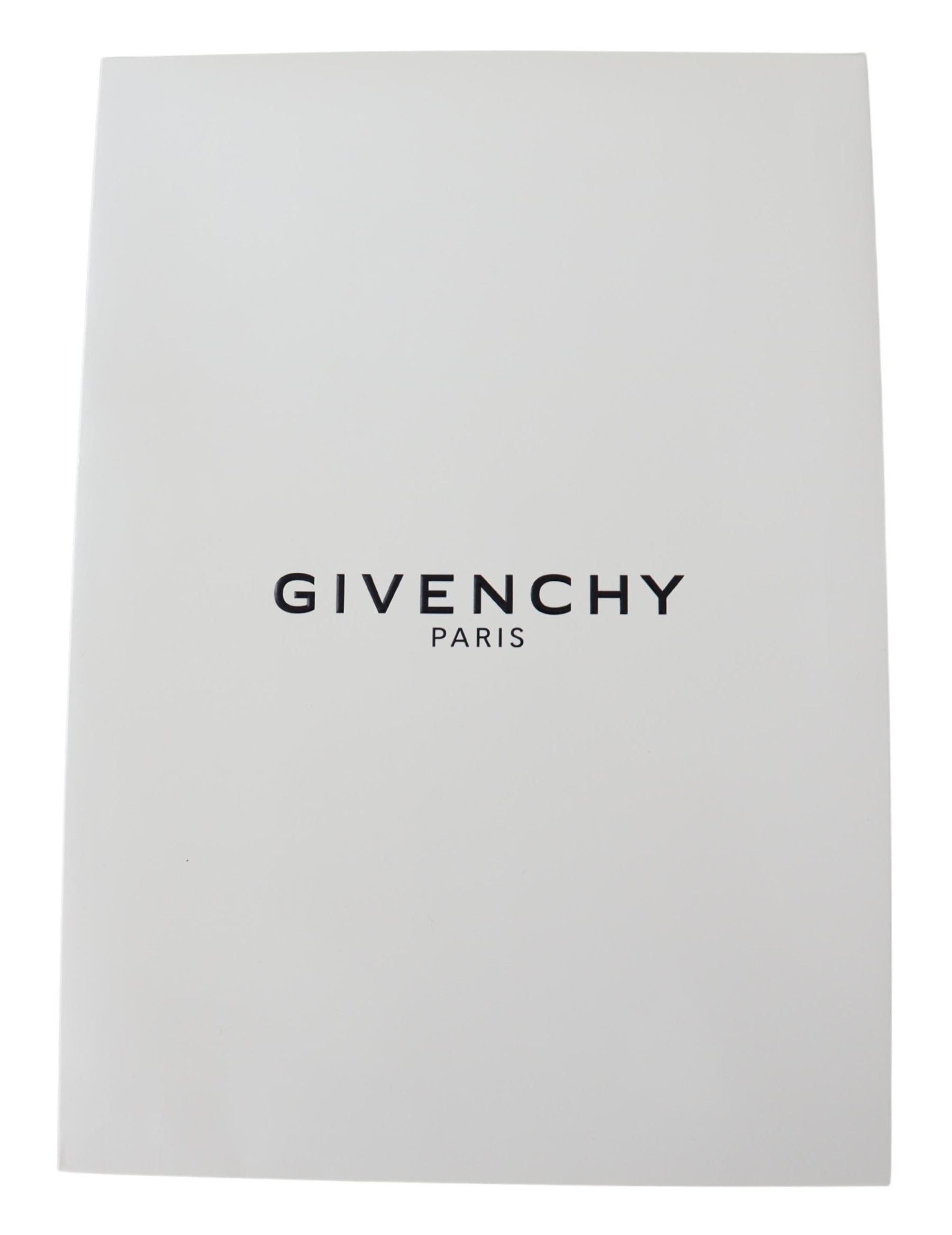 Givenchy Rot Schwarz Wolle Unisex Winter Warm Schal Wickelschal