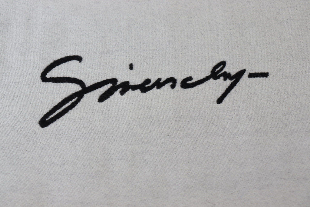 Givenchy Schwarz Weiß Wolle Unisex Winter Warm Schal Wickelschal