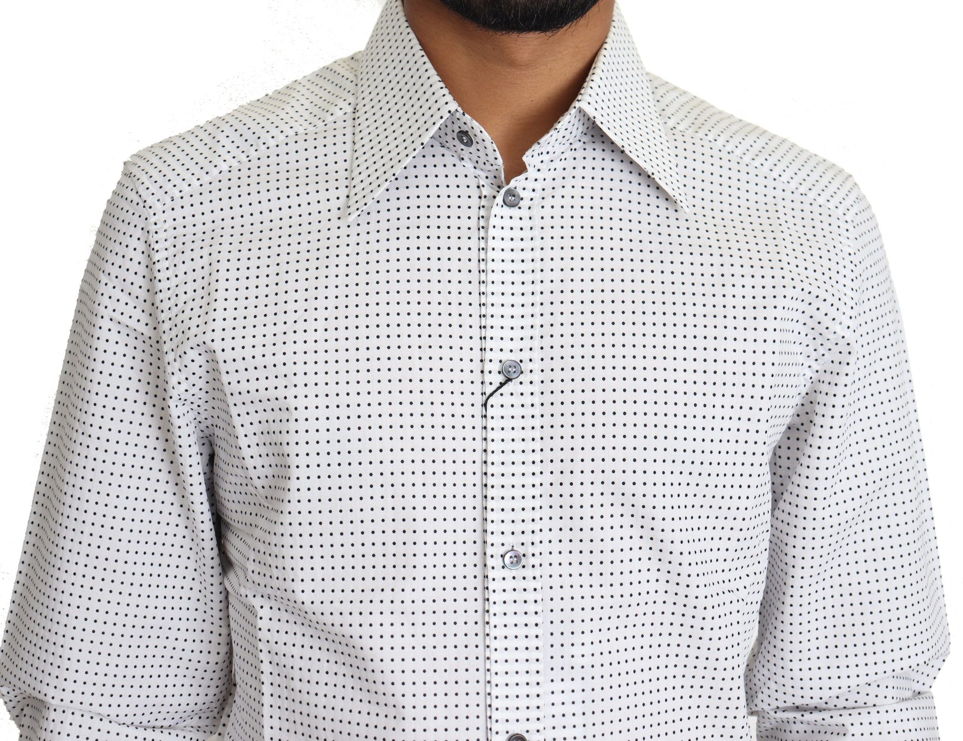 Chemise Dolce & Gabbana Noire à Pois Blancs