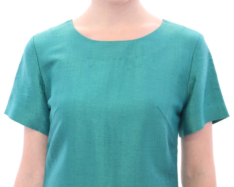 Robe Courte Au-Dessus Du Genou Verte Lanre Da Silva Ajayi
