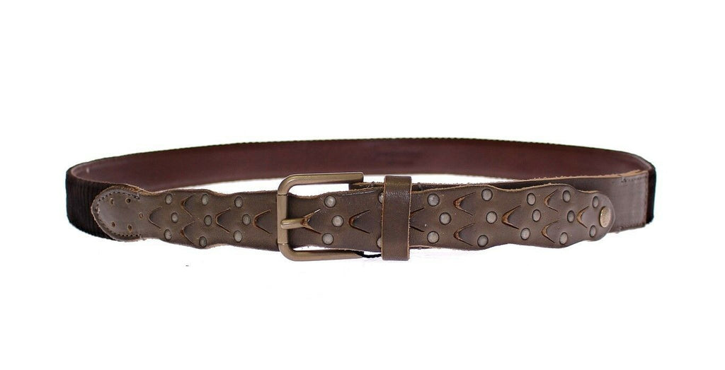 Ceinture Dolce & Gabbana en Cuir Marron à Logo