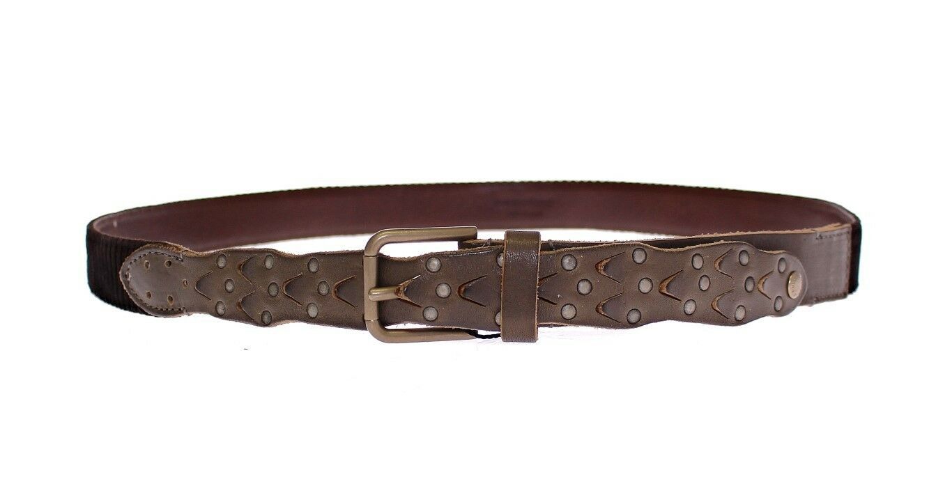 Ceinture Dolce & Gabbana en Cuir Marron à Logo