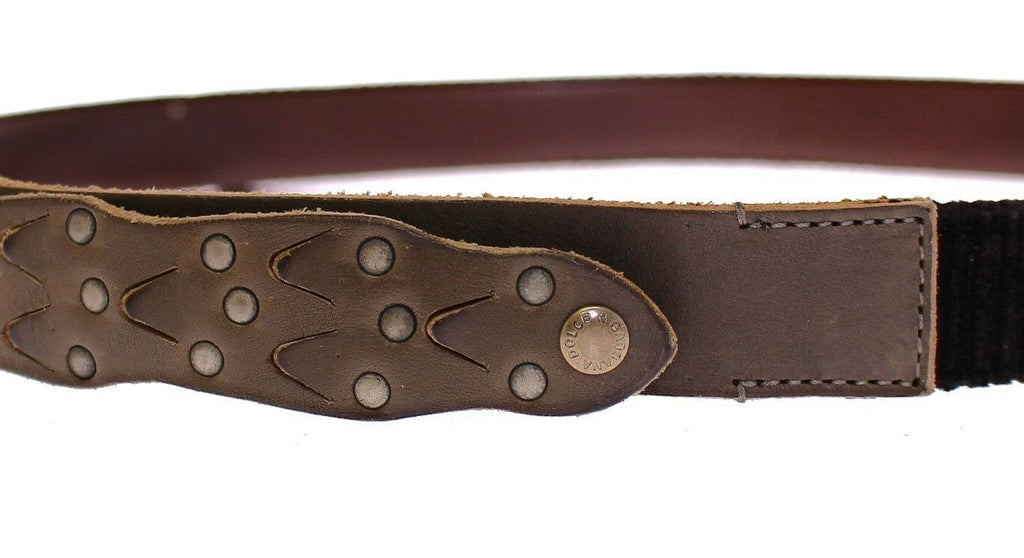 Ceinture Dolce & Gabbana en Cuir Marron à Logo