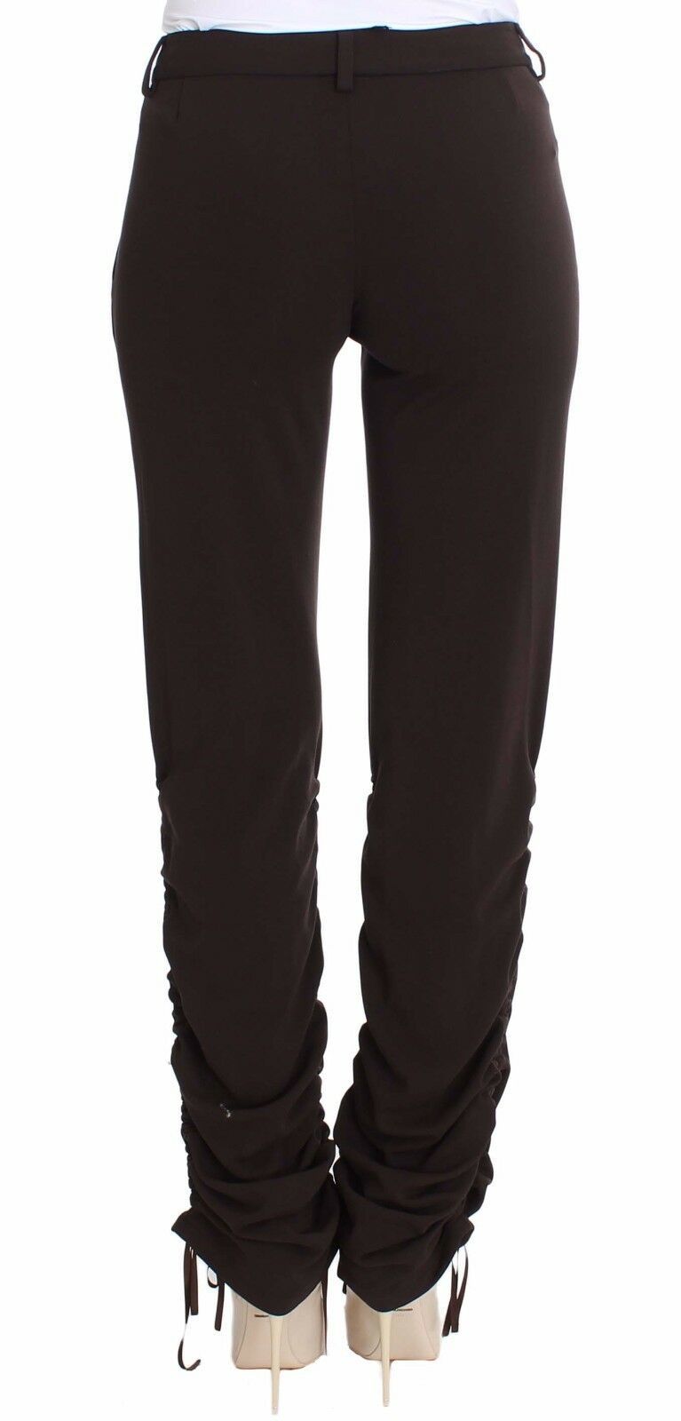 Pantalon décontracté extensible marron Ermanno Scervino