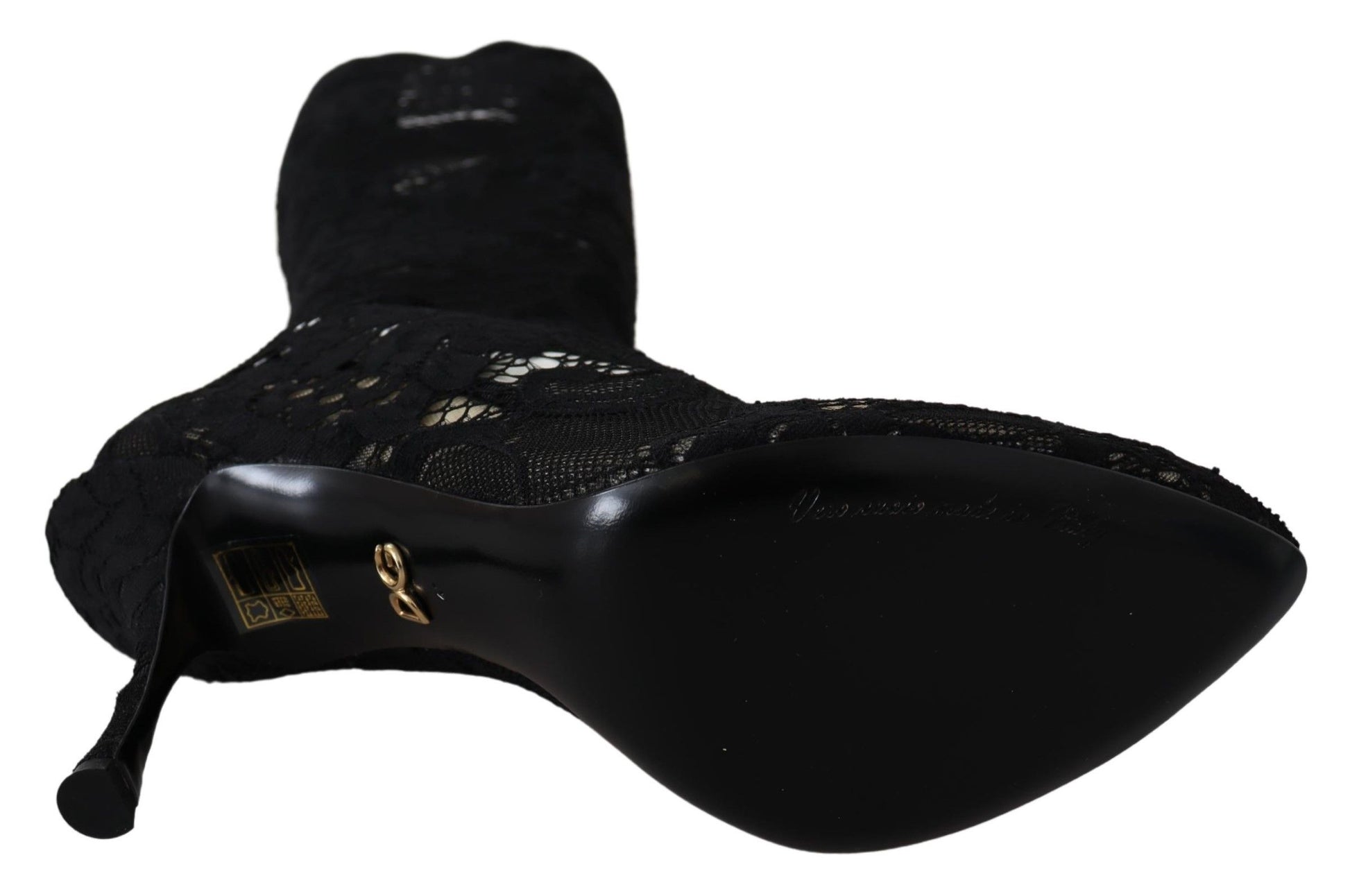 Chaussures Escarpins Bottines Dolce & Gabbana en dentelle Taormina noire