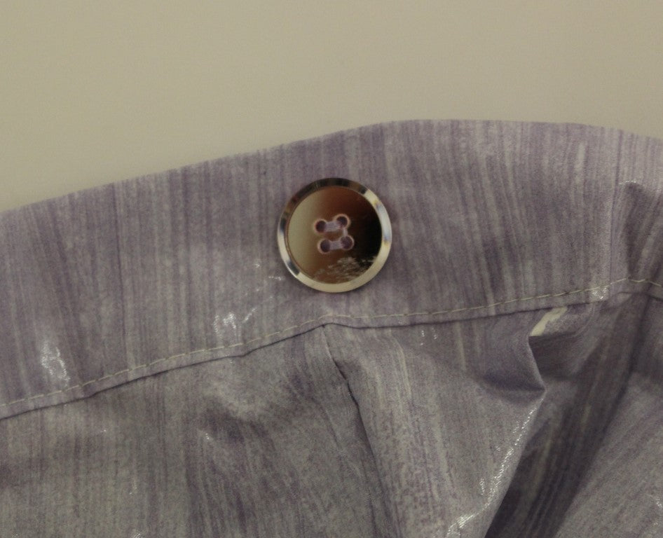 Jupe portefeuille Licia Florio en viscose violette au-dessus du genou