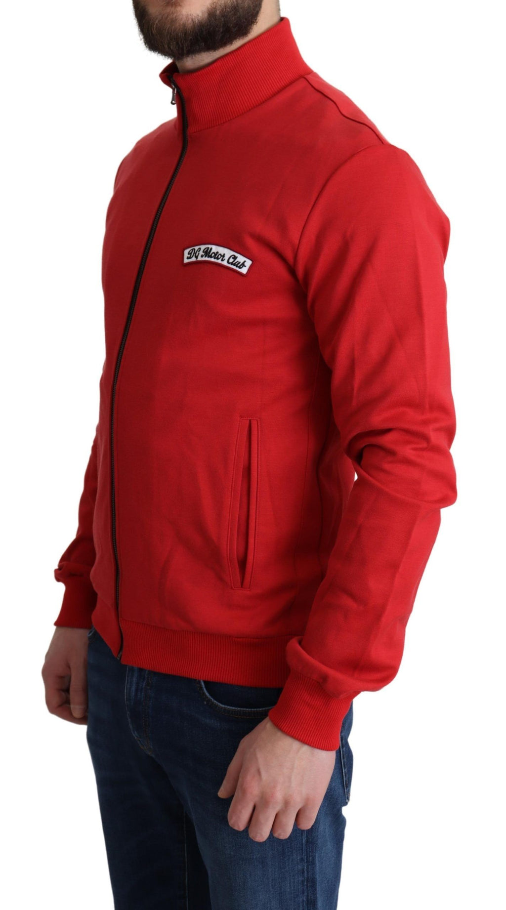 Cardigan zippé Dolce & Gabbana Red DG Motor Club