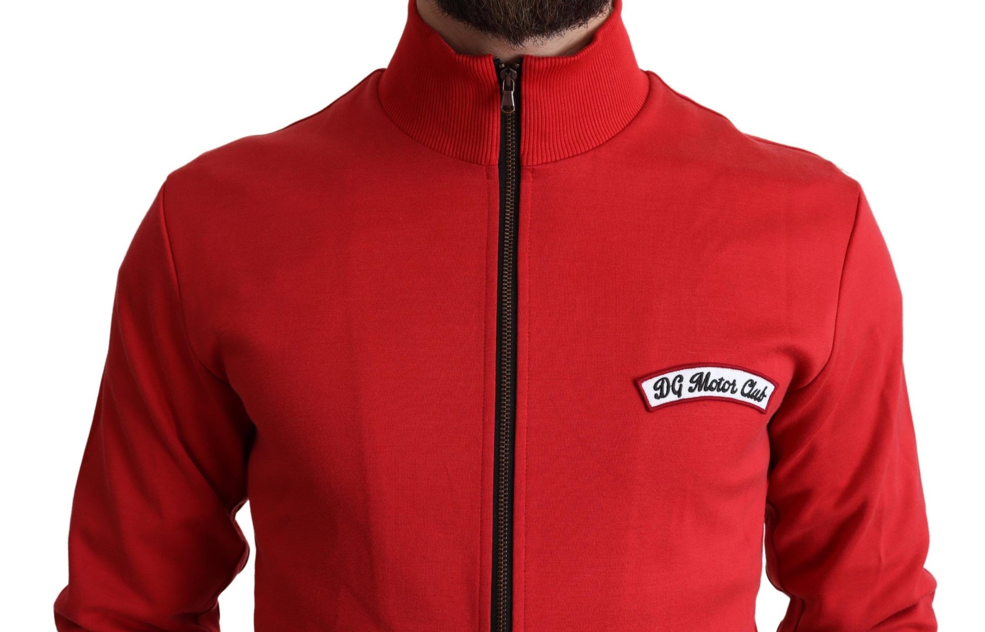 Cardigan zippé Dolce & Gabbana Red DG Motor Club