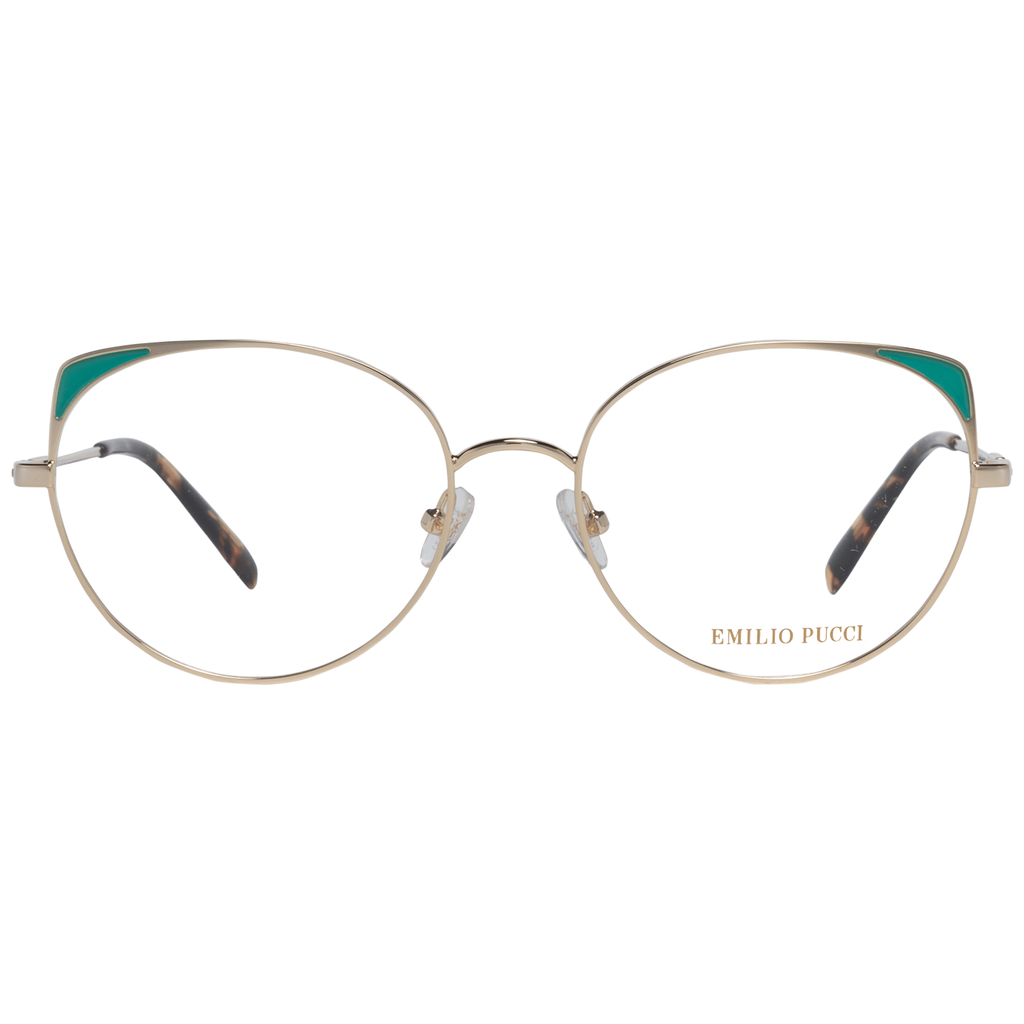 Lunettes (Monture) en métal doré Emilio Pucci