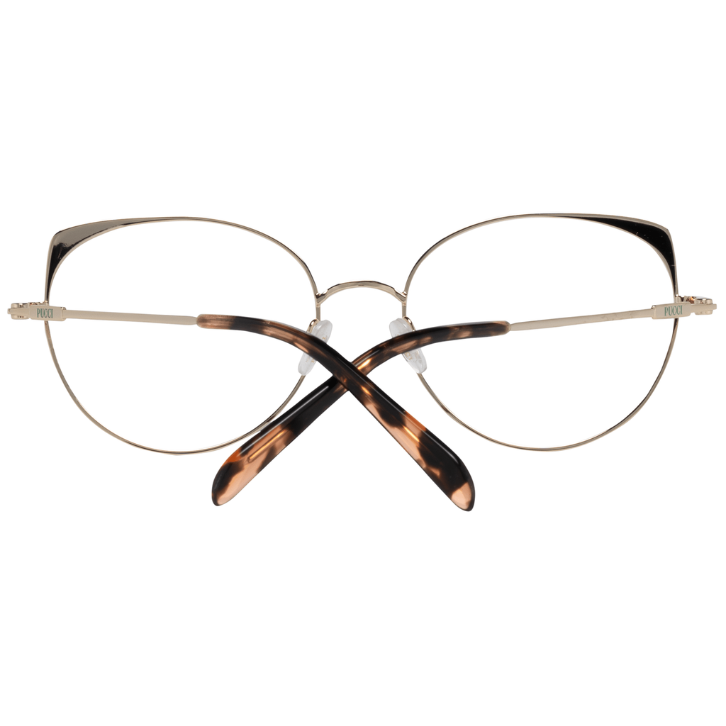 Lunettes (Monture) en métal doré Emilio Pucci